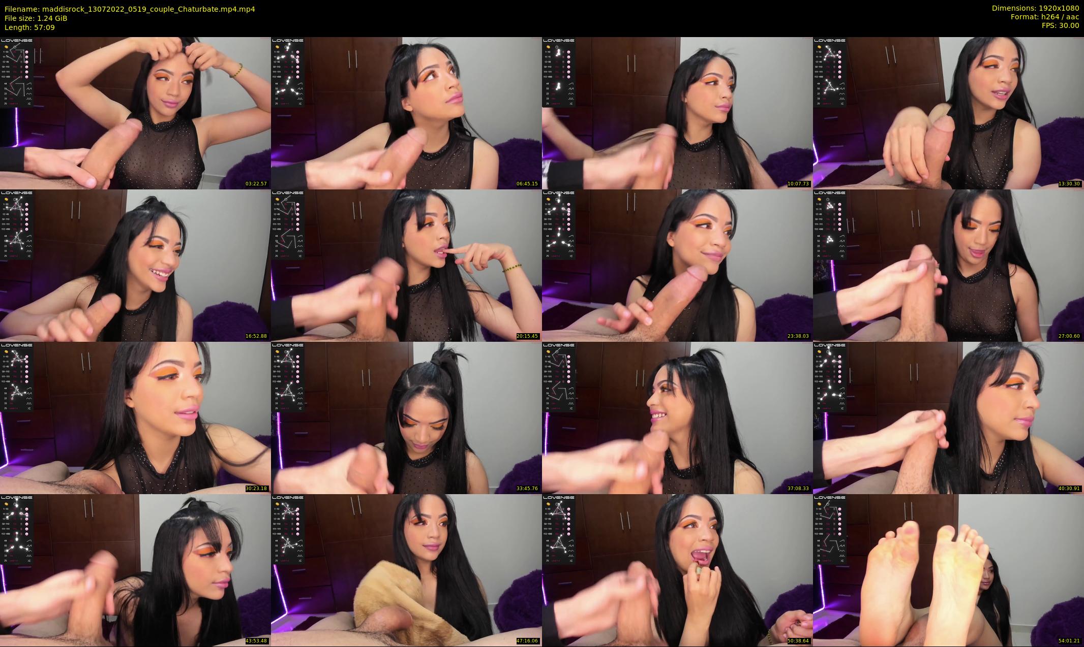 maddisrock — 58 minute Chaturbate couple cam show recording, 1080p, Jul 13, 2022