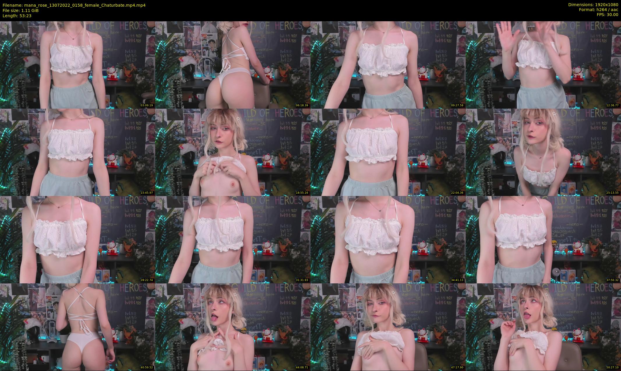 mana_rose — 54 minute Chaturbate female cam show recording, 1080p, Jul 13, 2022