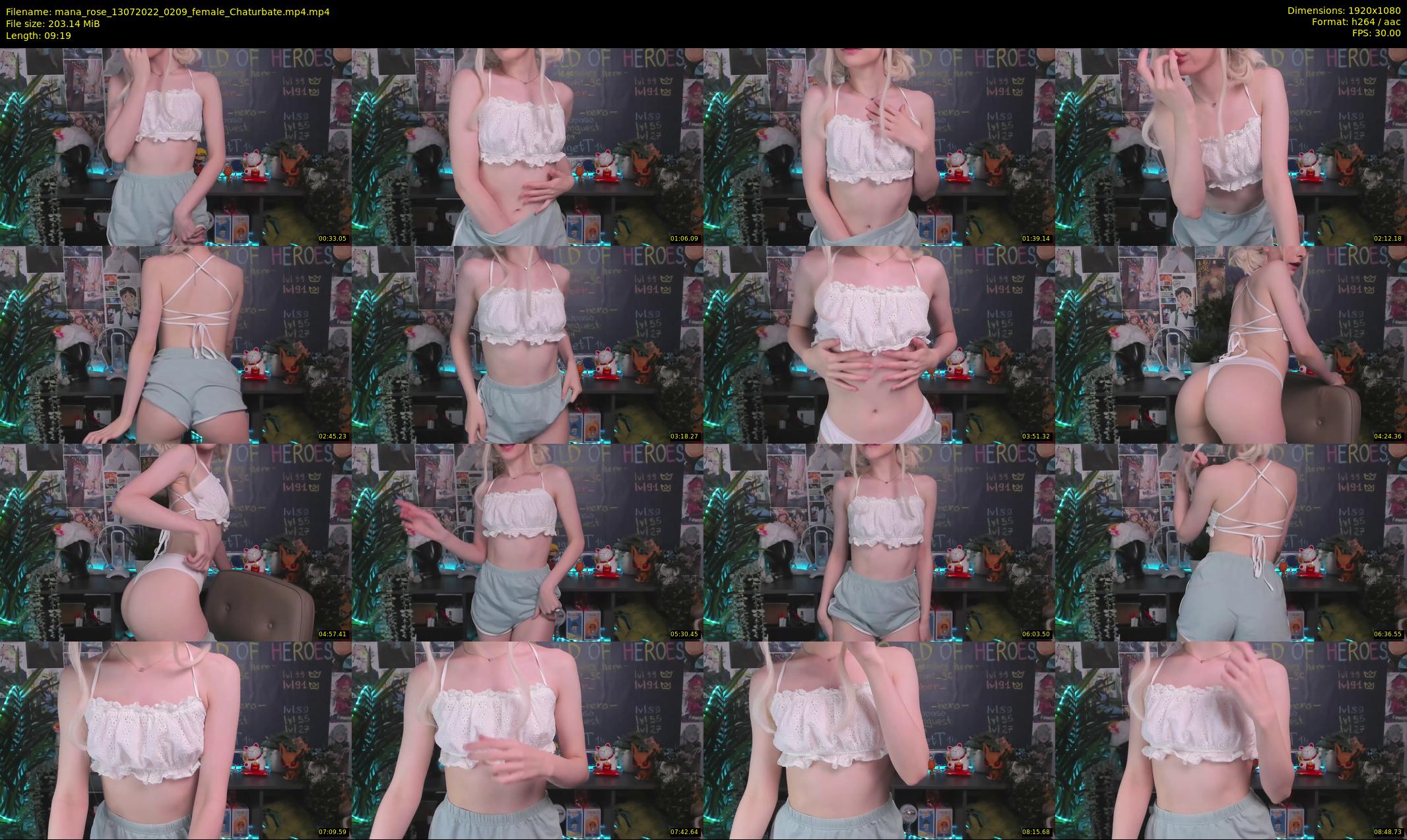 mana_rose — 10 minute Chaturbate female cam show recording, 1080p, Jul 13, 2022