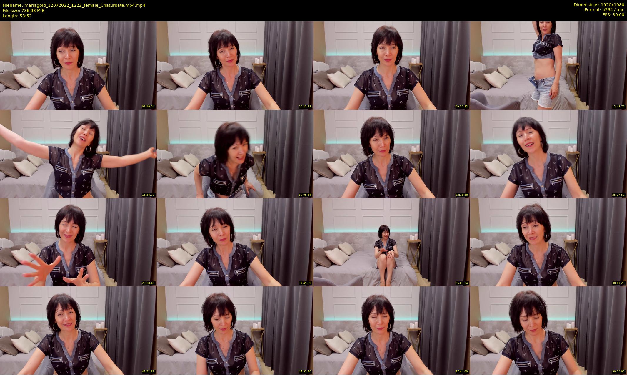 mariagold — 54 minute Chaturbate female cam show recording, 1080p, Jul 12, 2022