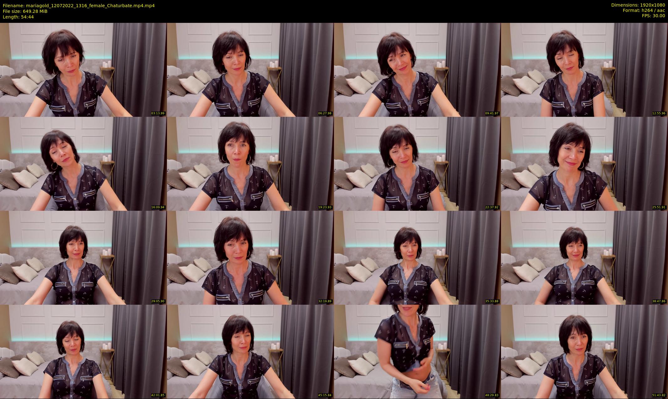mariagold — 55 minute Chaturbate female cam show recording, 1080p, Jul 12, 2022