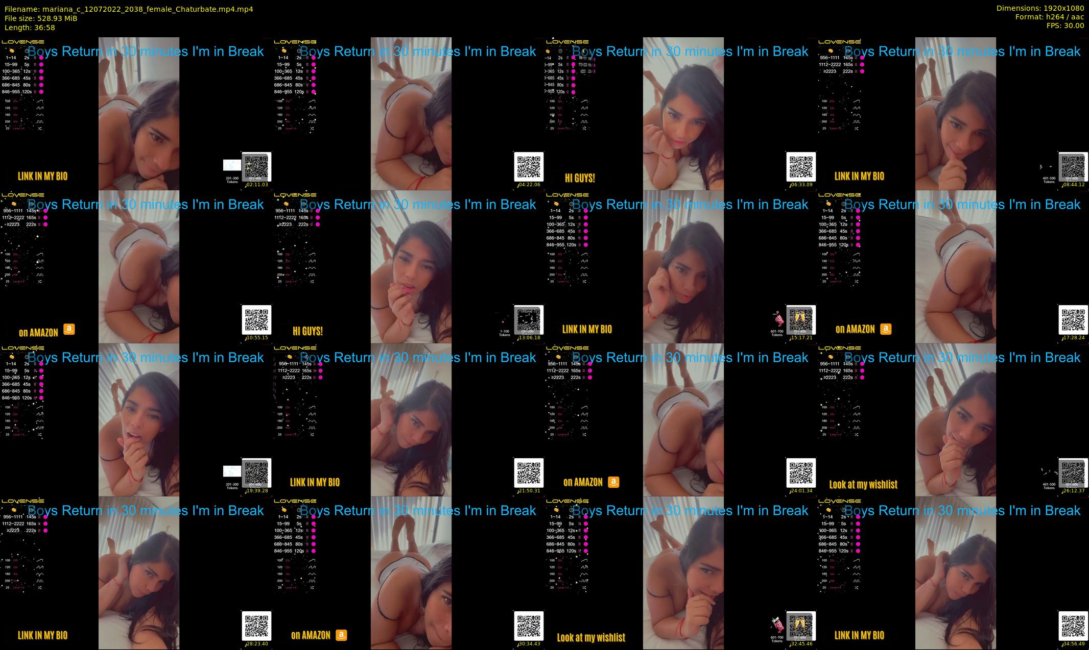 mariana_c — 37 minute Chaturbate female cam show recording, 1080p, Jul 12, 2022