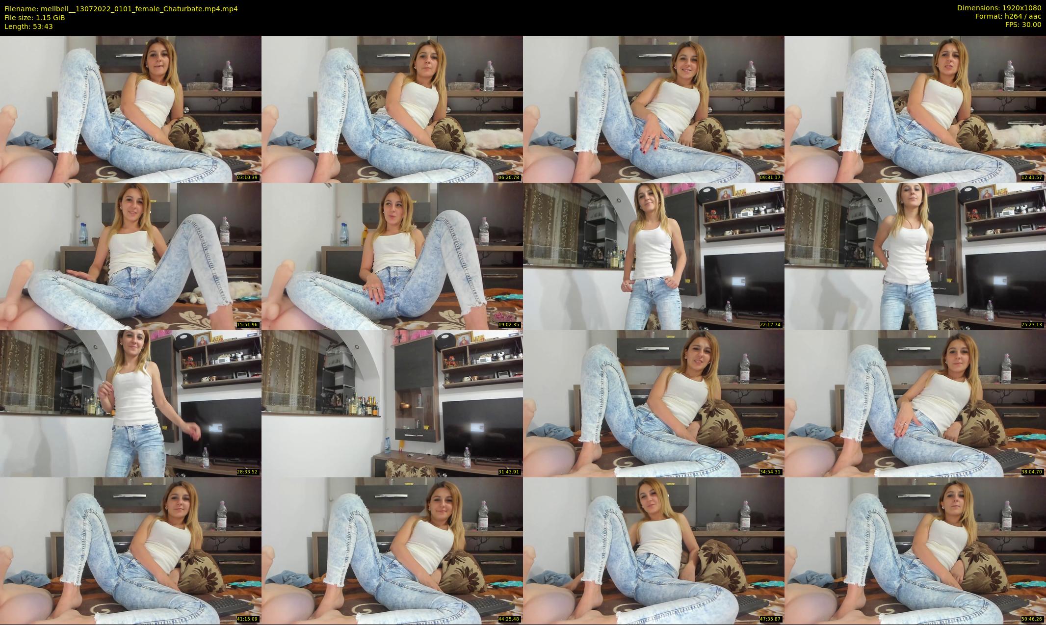 mellbell_ — 54 minute Chaturbate female cam show recording, 1080p, Jul 13, 2022