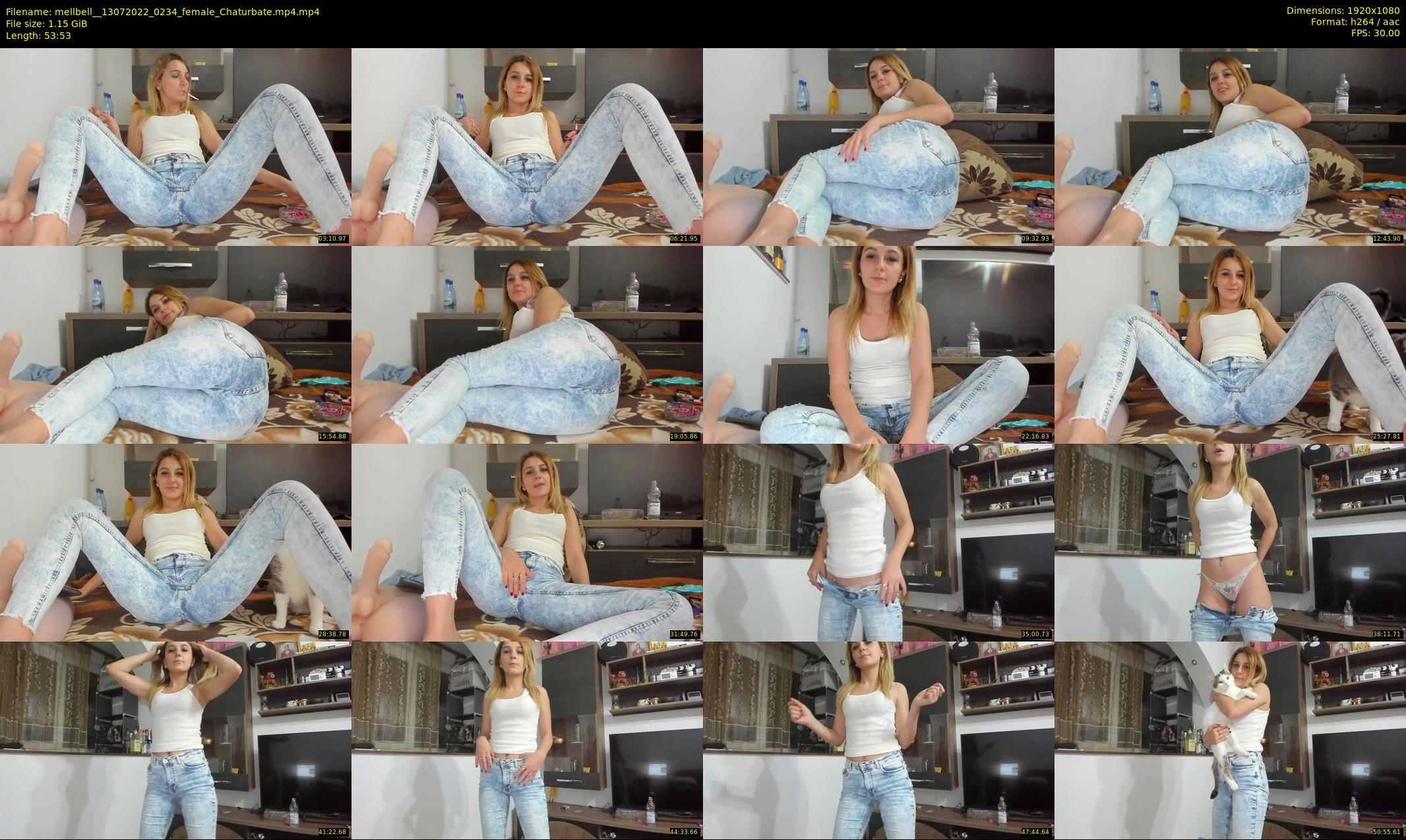 mellbell_ — 54 minute Chaturbate female cam show recording, 1080p, Jul 13, 2022