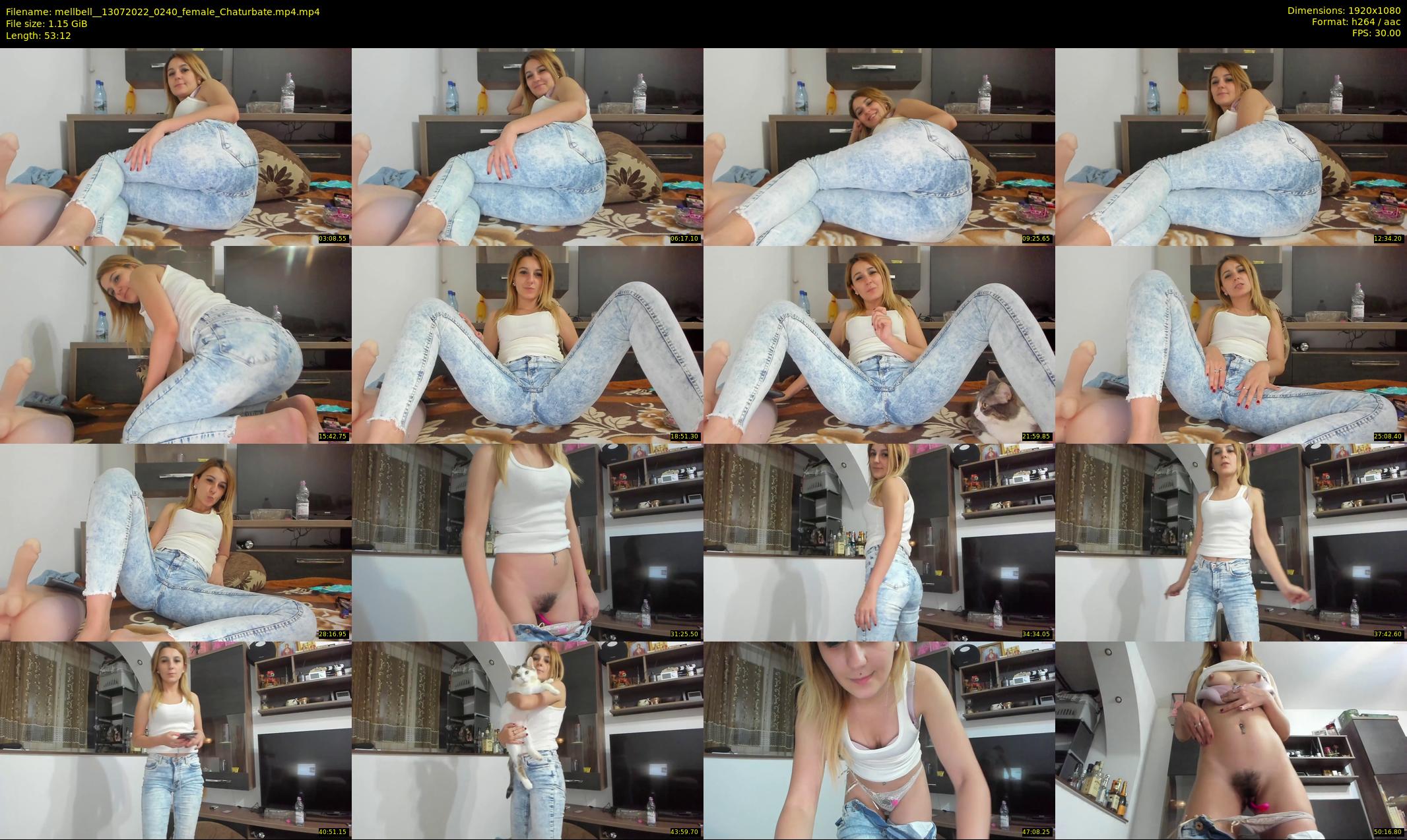 mellbell_ — 54 minute Chaturbate female cam show recording, 1080p, Jul 13, 2022