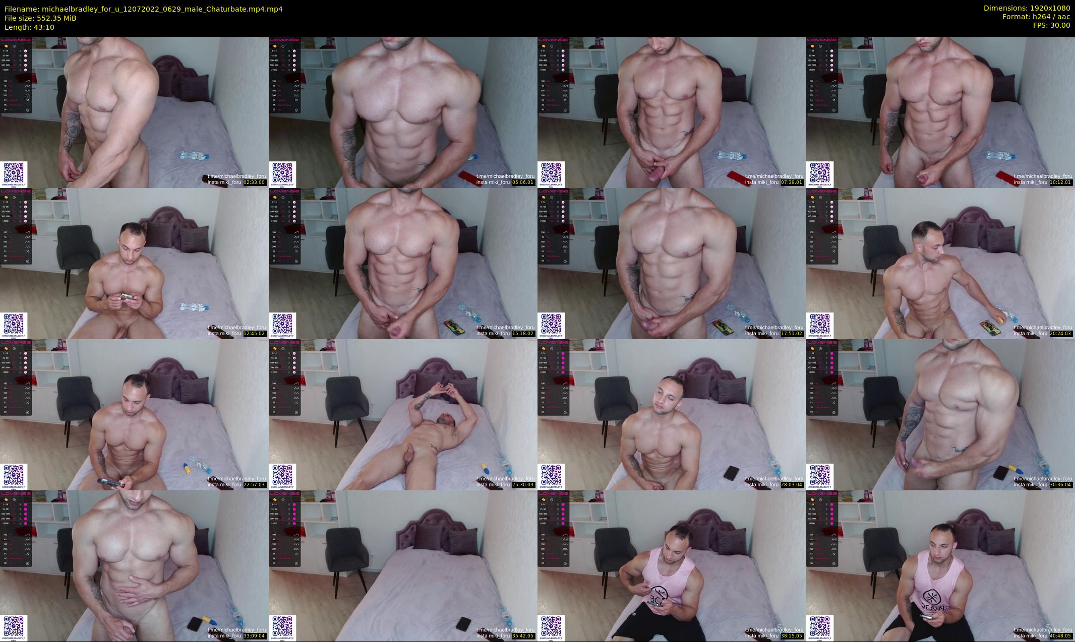 michaelbradley_for_u — 44 minute Chaturbate male cam show recording, 1080p, Jul 12, 2022