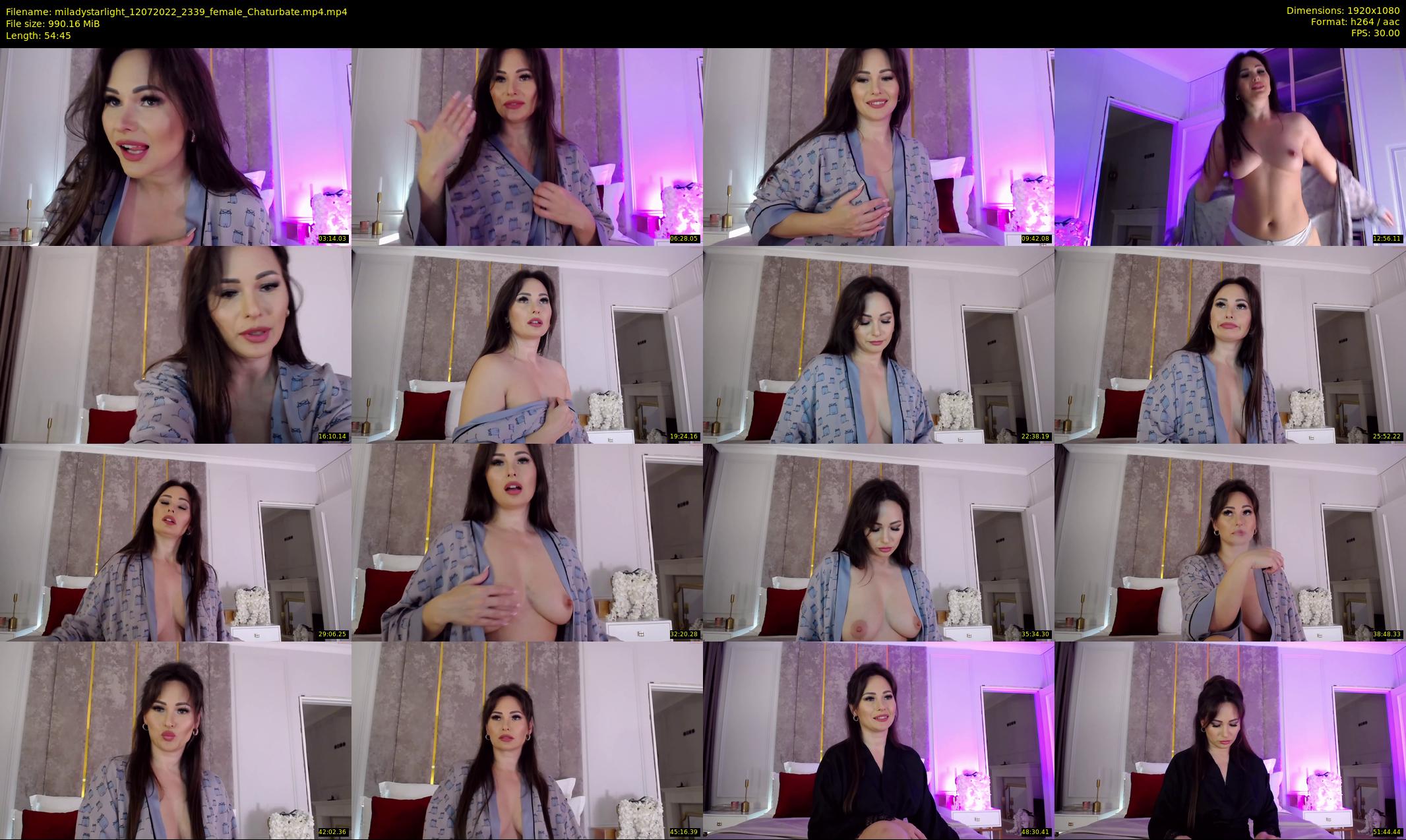 miladystarlight — 55 minute Chaturbate female cam show recording, 1080p, Jul 12, 2022