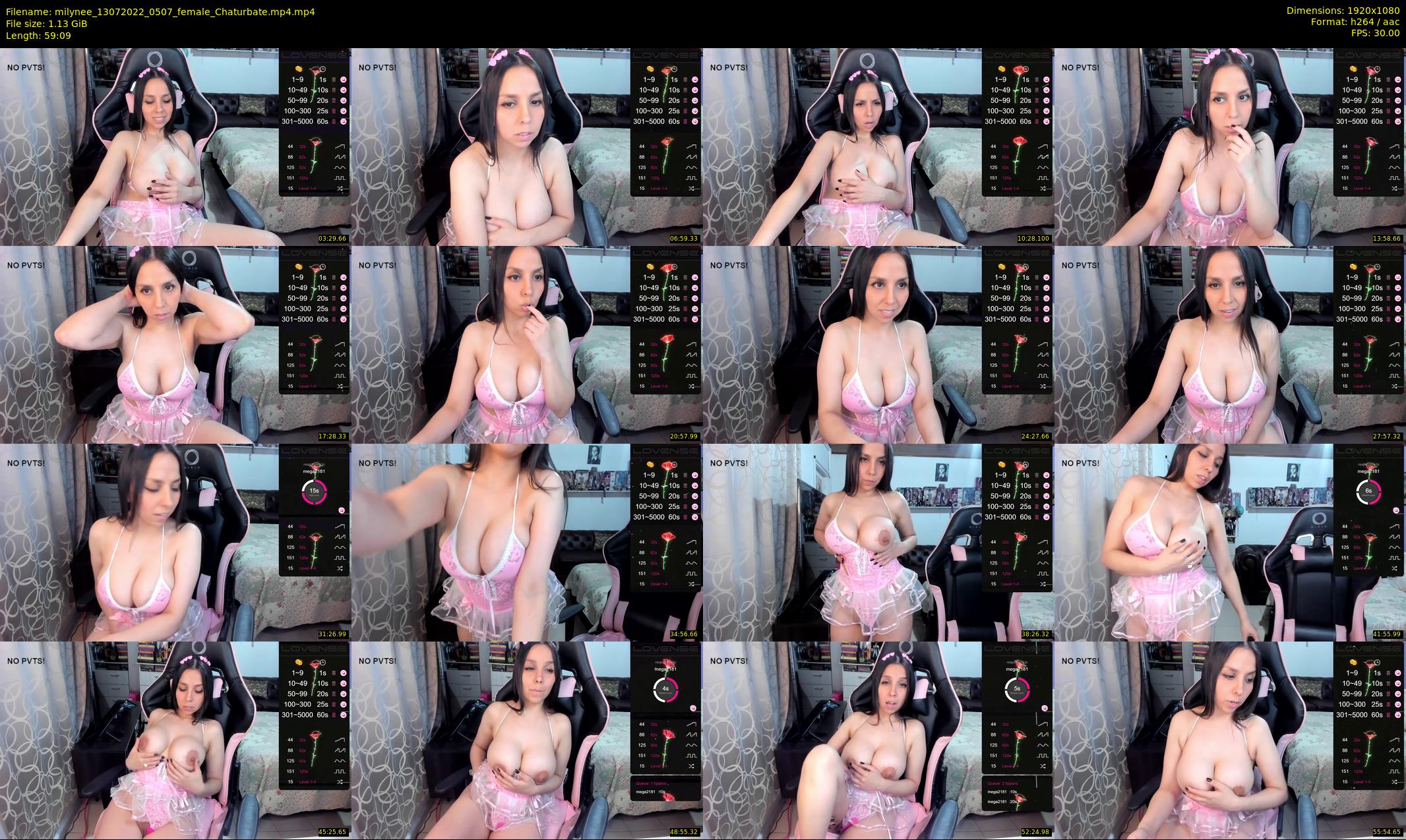 milynee — 60 minute Chaturbate female cam show recording, 1080p, Jul 13, 2022