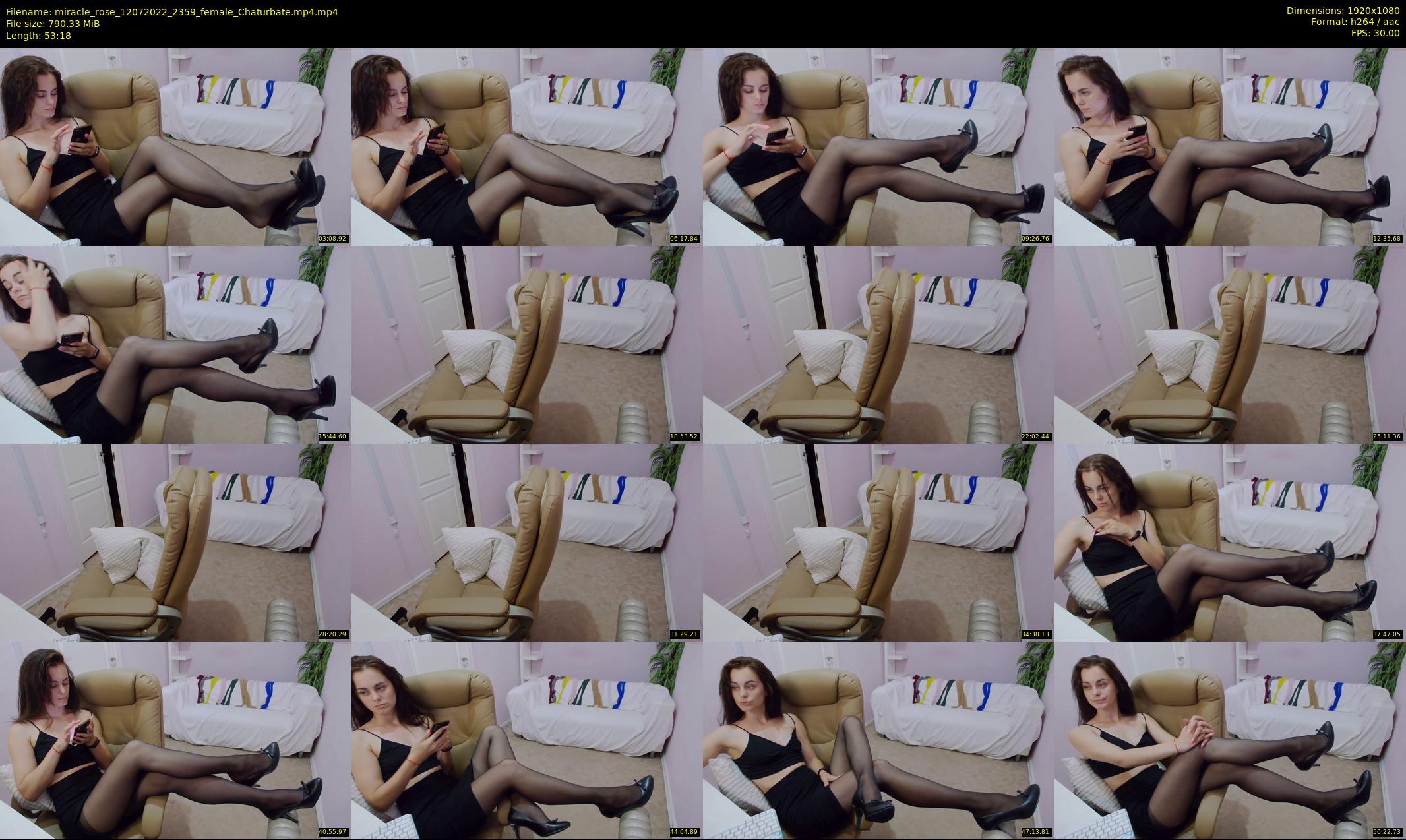 miracle_rose — 54 minute Chaturbate female cam show recording, 1080p, Jul 12, 2022
