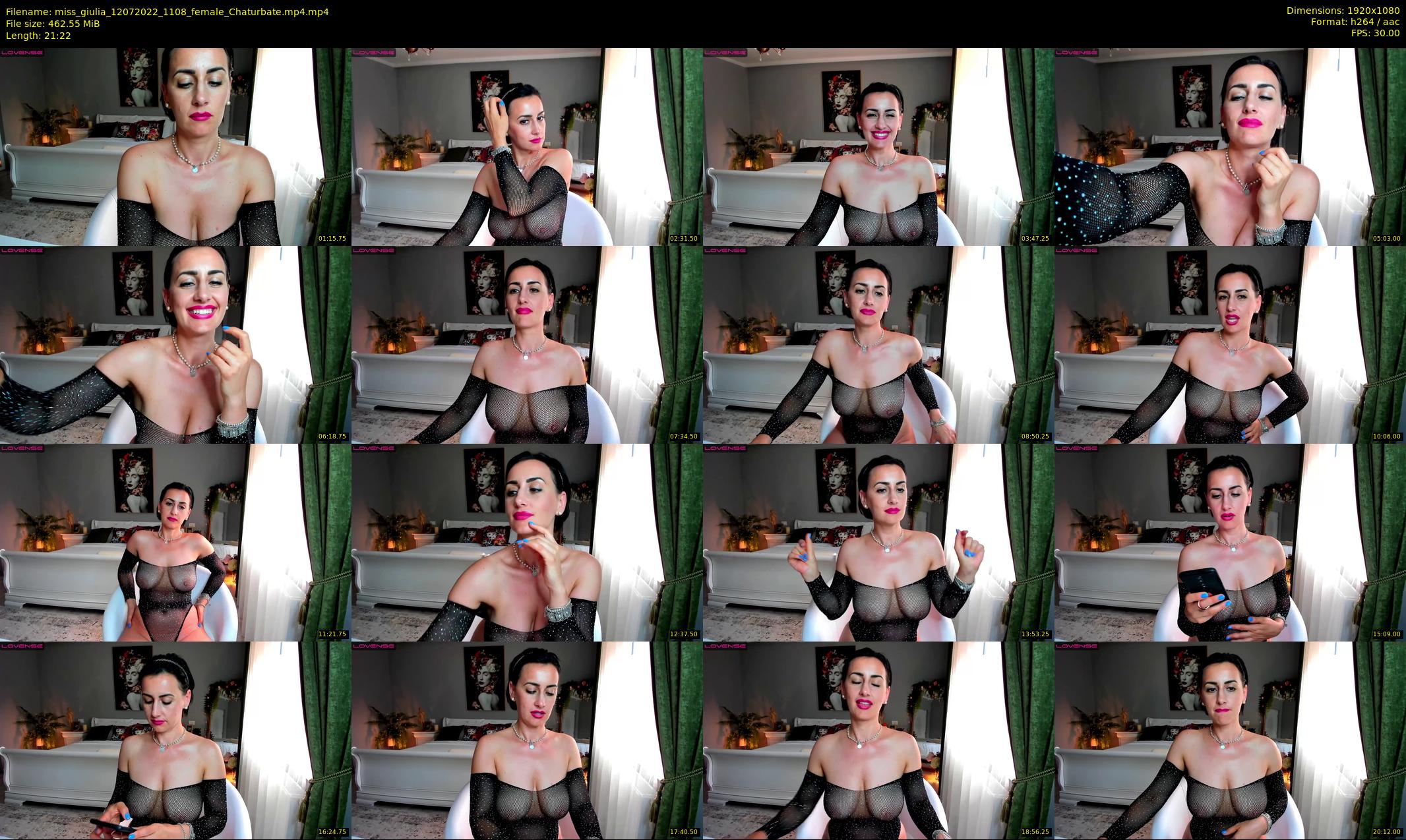 miss_giulia — 22 minute Chaturbate female cam show recording, 1080p, Jul 12, 2022