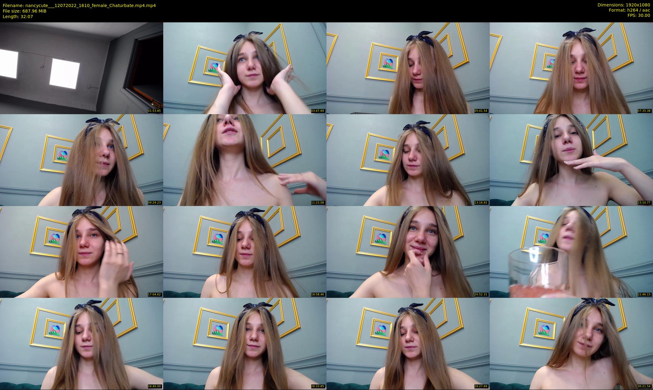 nancycute__ — 33 minute Chaturbate female cam show recording, 1080p, Jul 12, 2022