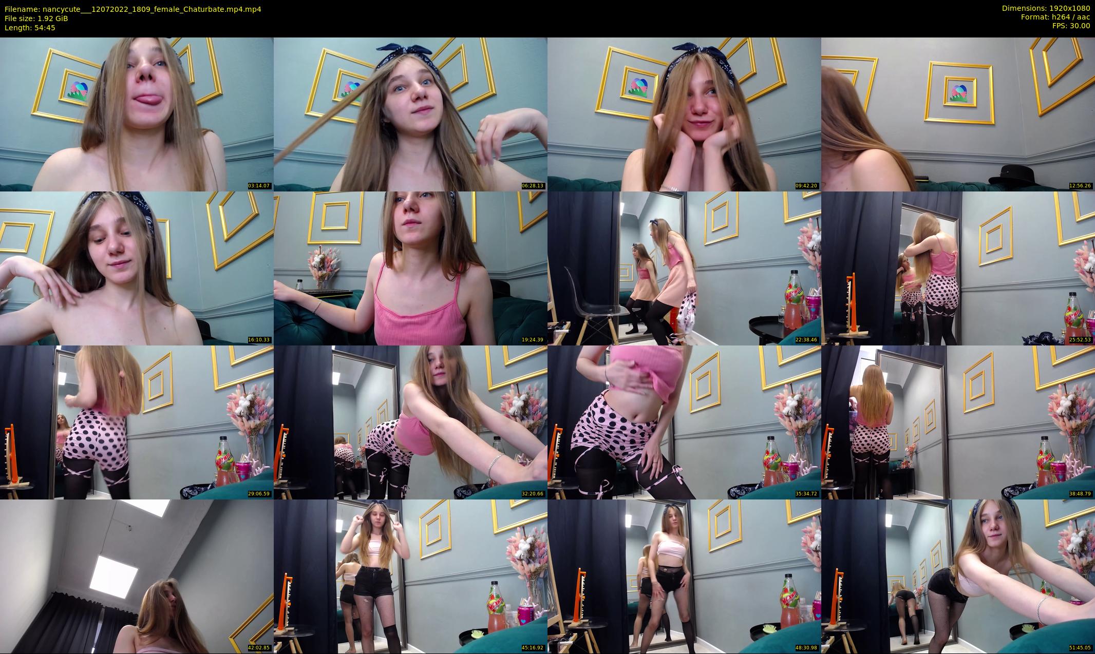 nancycute__ — 55 minute Chaturbate female cam show recording, 1080p, Jul 12, 2022