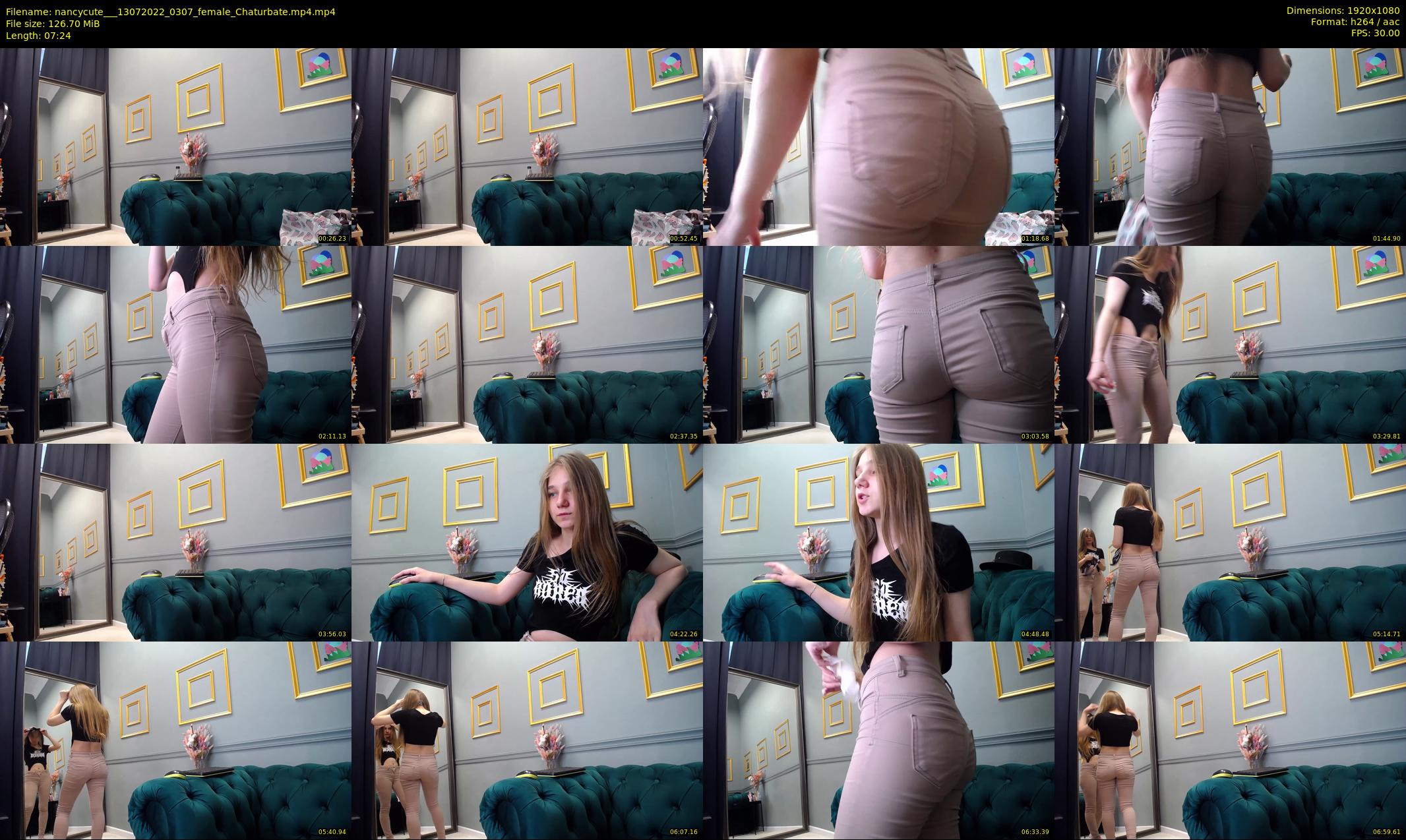 nancycute__ — 8 minute Chaturbate female cam show recording, 1080p, Jul 13, 2022