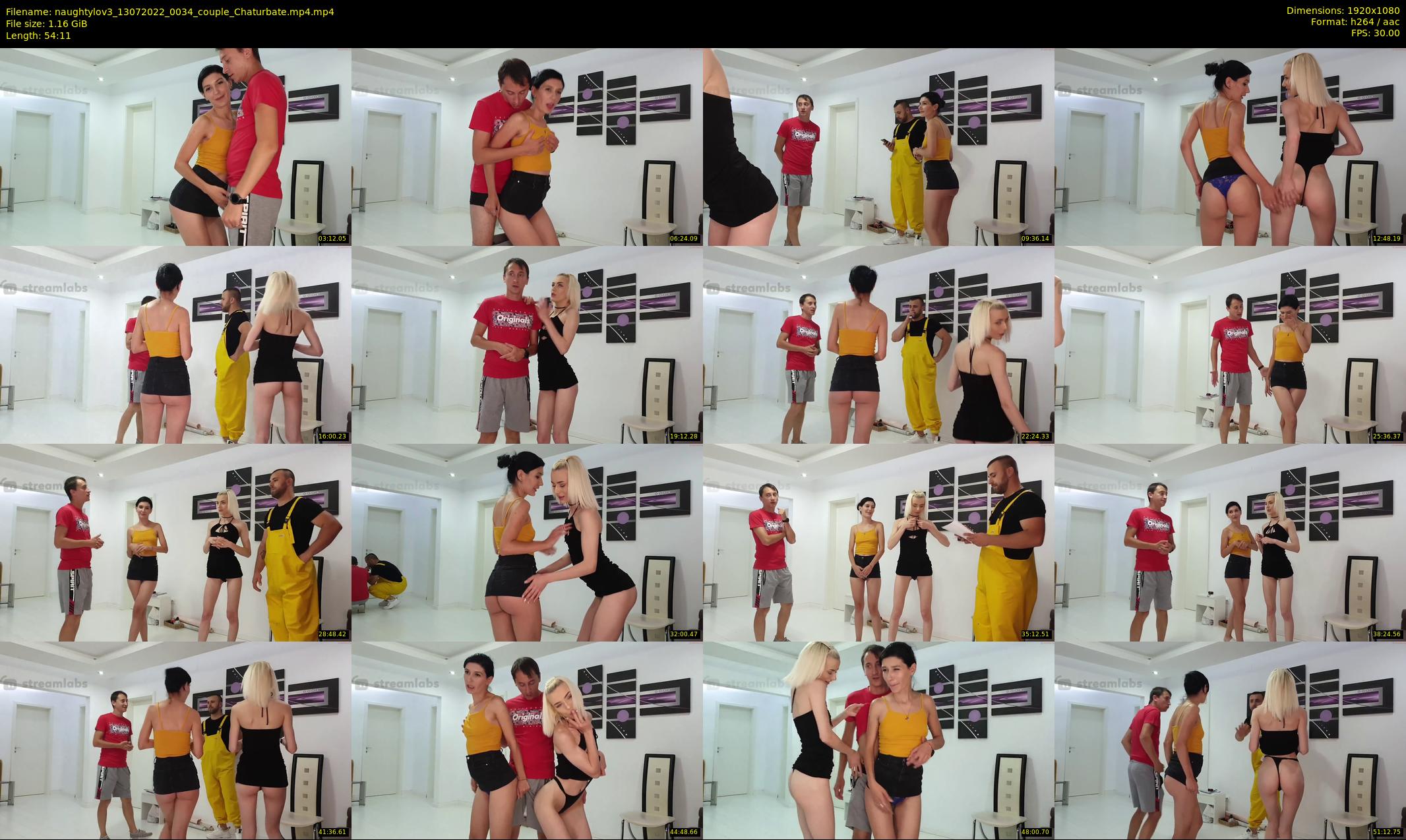 naughtylov3 — 55 minute Chaturbate couple cam show recording, 1080p, Jul 13, 2022