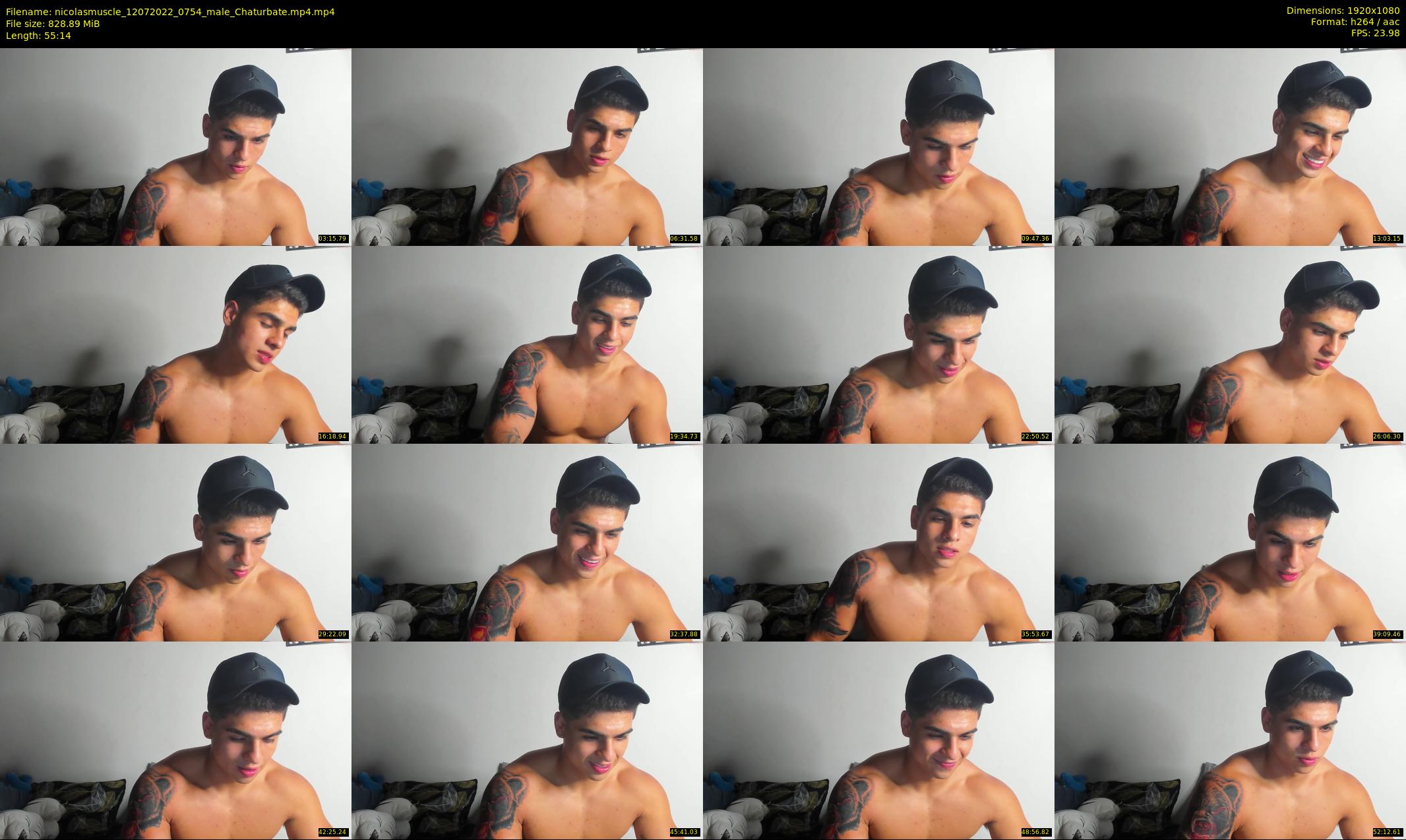 nicolasmuscle — 56 minute Chaturbate male cam show recording, 1080p, Jul 12, 2022