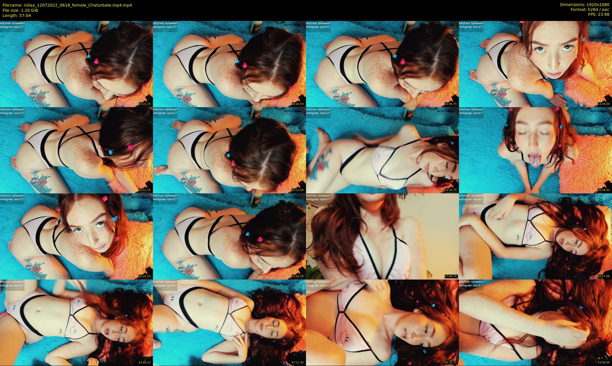 niilaa — 58 minute Chaturbate female cam show recording, 1080p, Jul 12, 2022