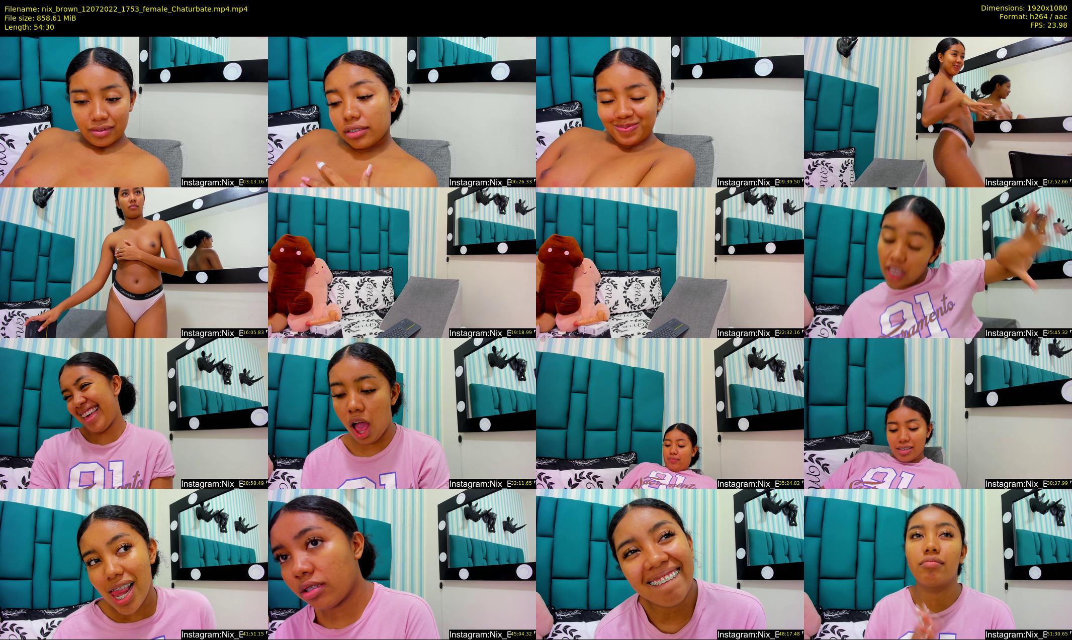 nix_brown — 55 minute Chaturbate female cam show recording, 1080p, Jul 12, 2022