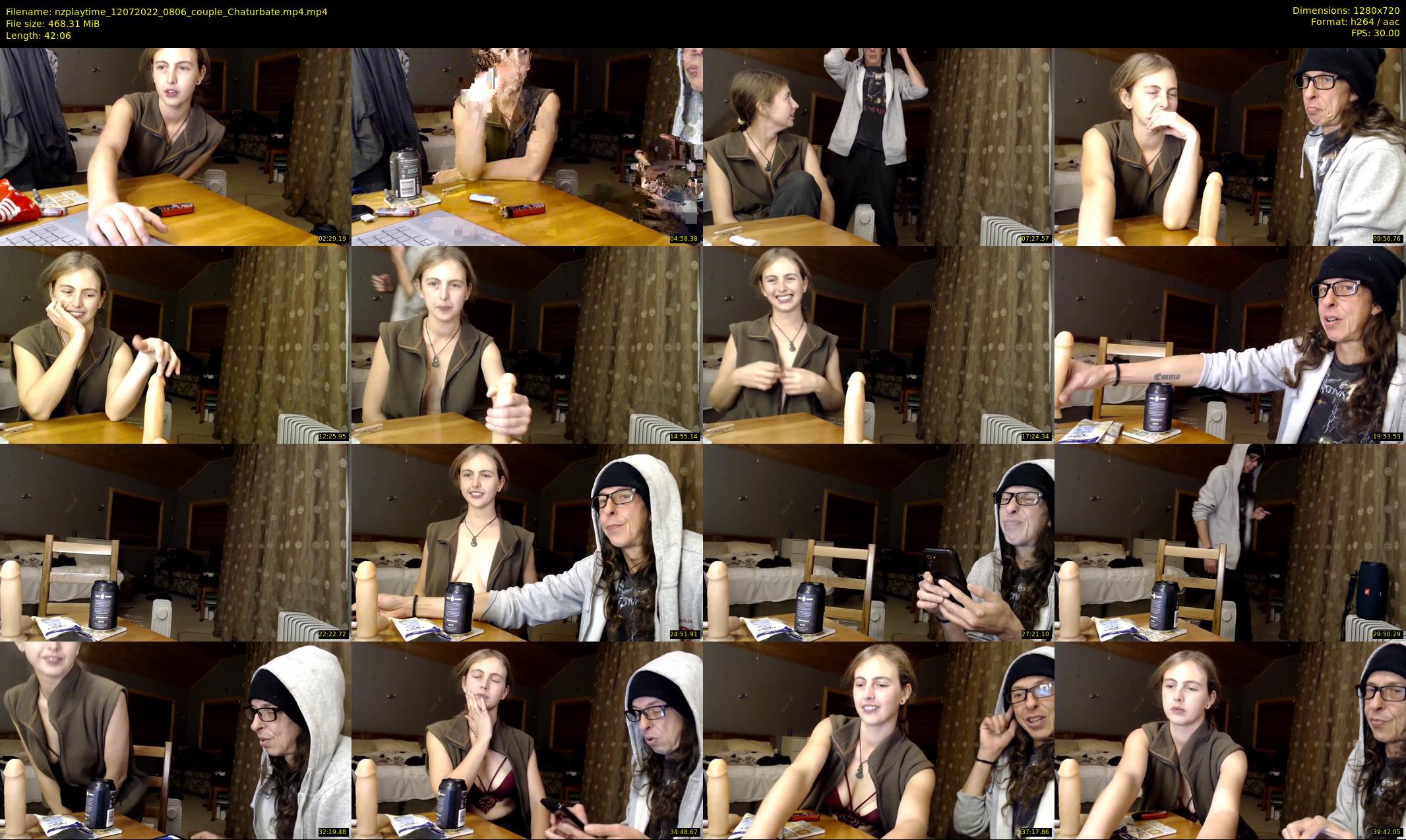 nzplaytime — 43 minute Chaturbate couple cam show recording, 720p, Jul 12, 2022