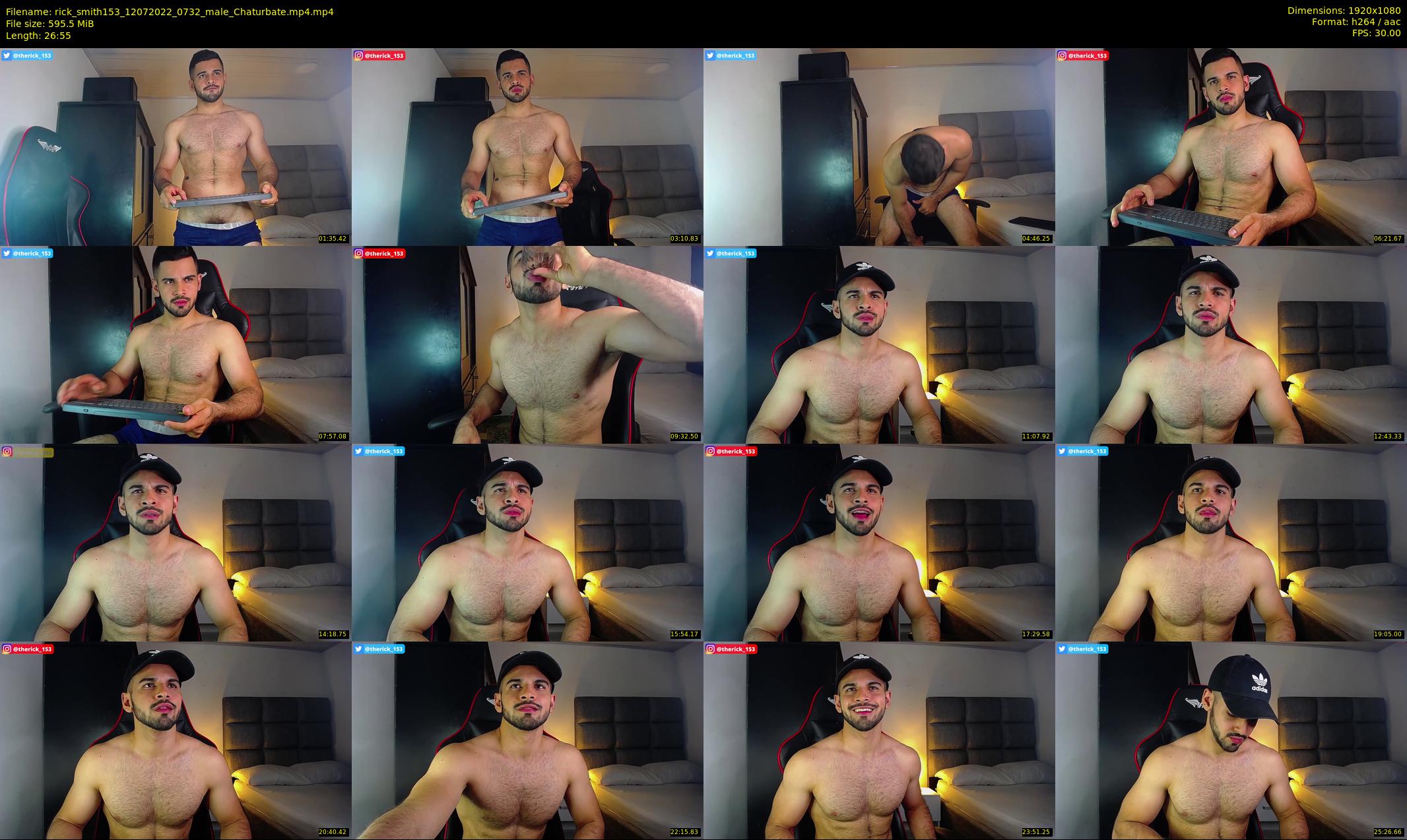 rick_smith153 — 27 minute Chaturbate male cam show recording, 1080p, Jul 12, 2022