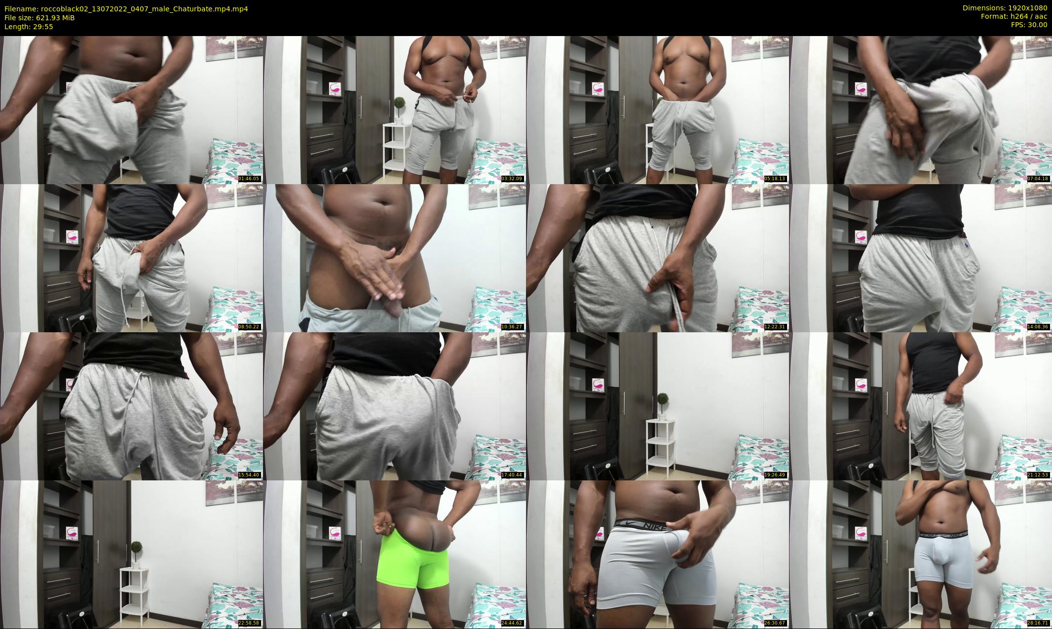 roccoblack02 — 30 minute Chaturbate male cam show recording, 1080p, Jul 13, 2022