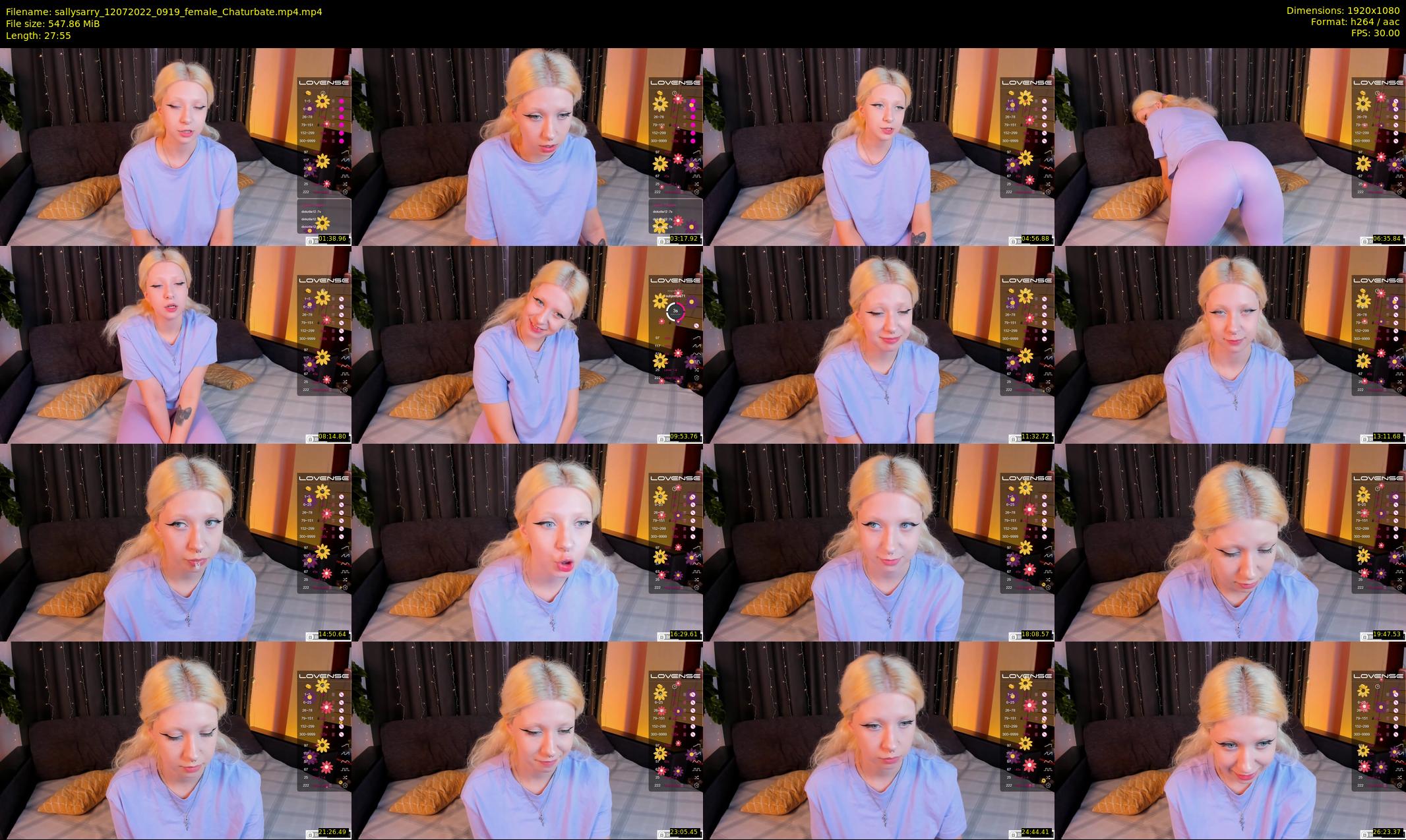 sallysarry — 28 minute Chaturbate couple cam show recording, 1080p, Jul 12, 2022
