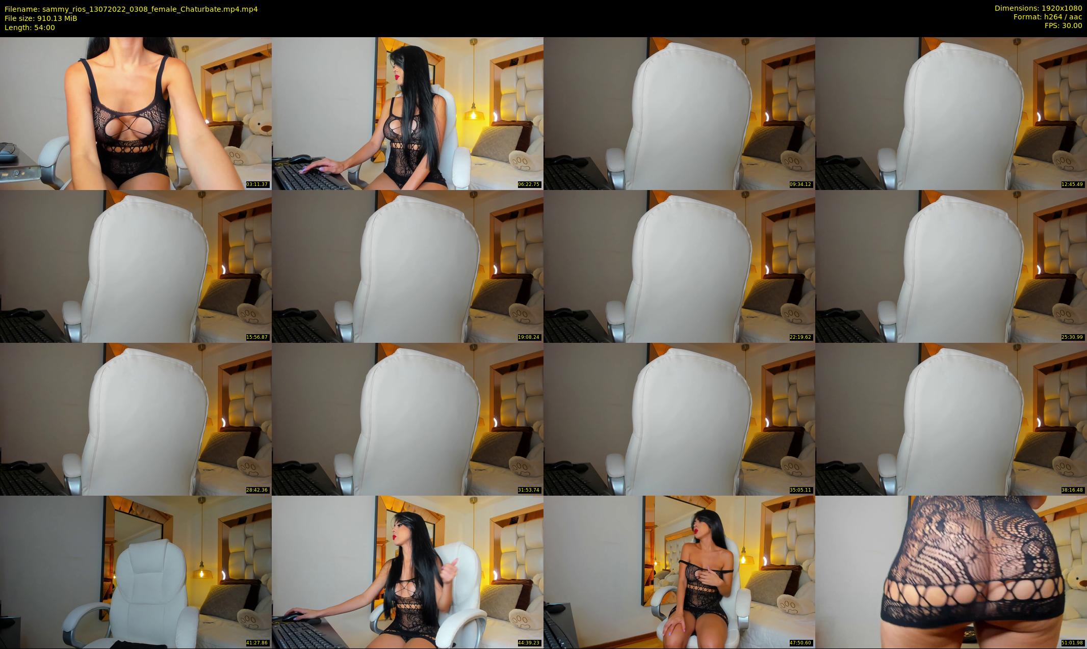 sammy_rios — 54 minute Chaturbate female cam show recording, 1080p, Jul 13, 2022