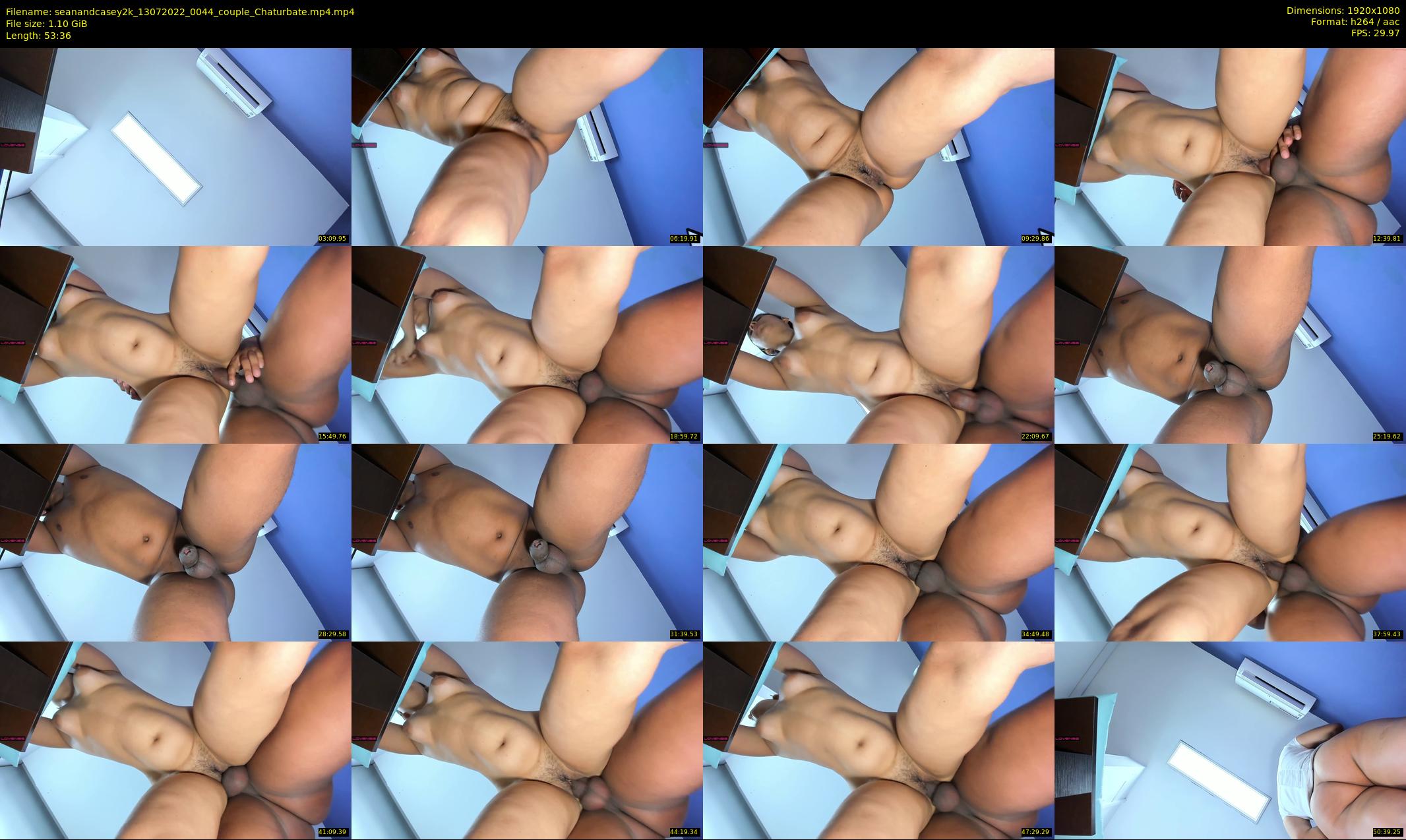 seanandcasey2k — 54 minute Chaturbate couple cam show recording, 1080p, Jul 13, 2022
