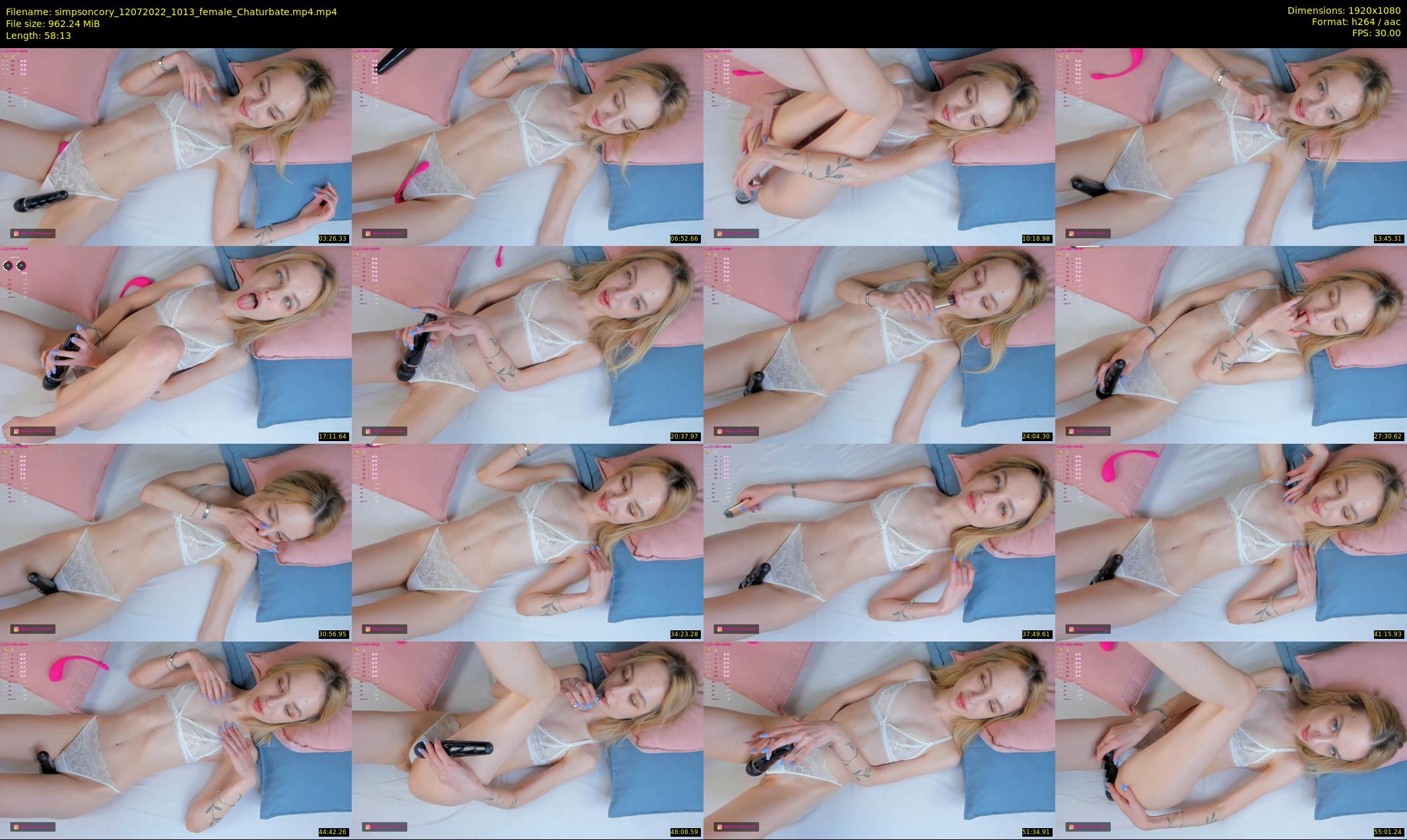 simpsoncory — 59 minute Chaturbate female cam show recording, 1080p, Jul 12, 2022