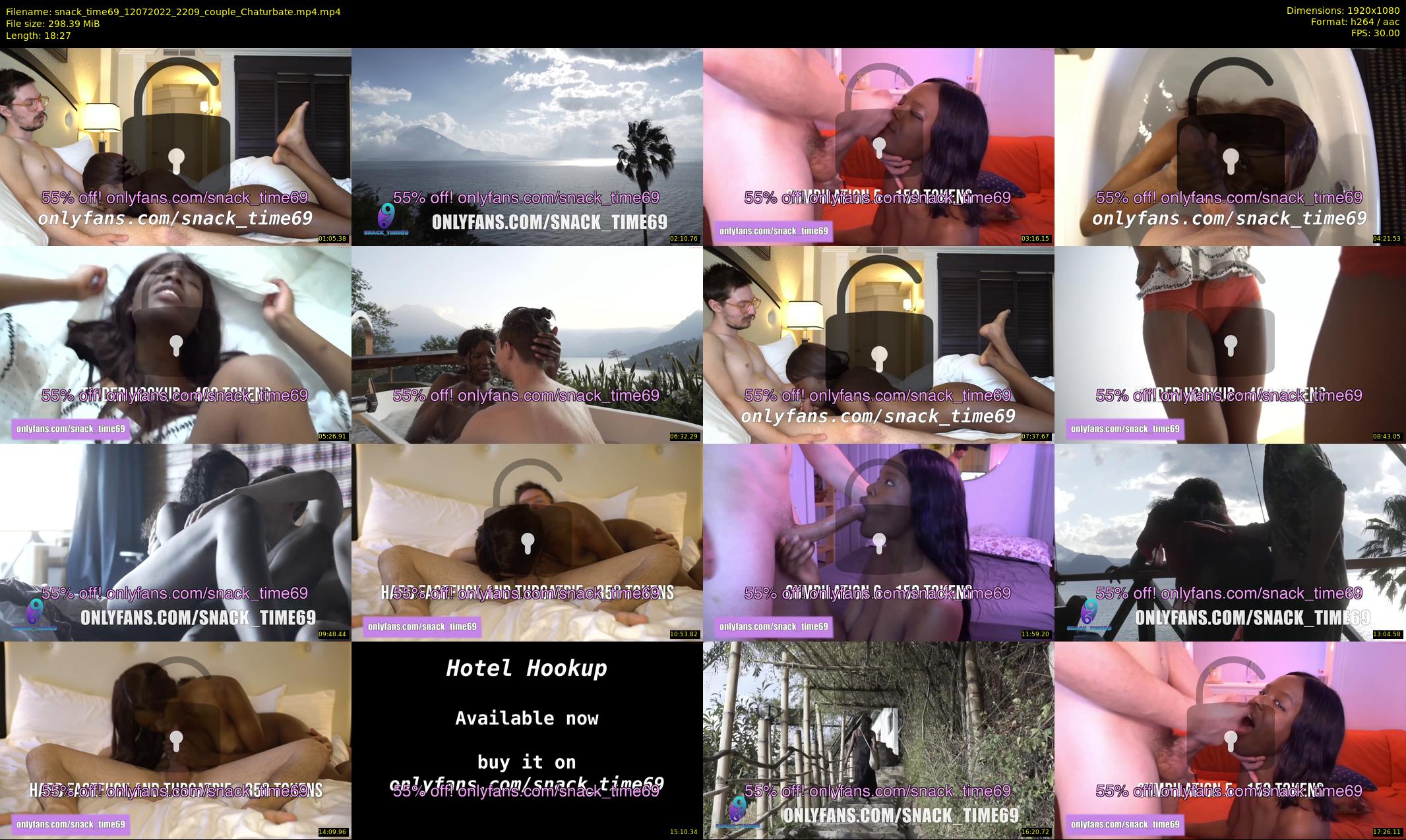 snack_time69 — 19 minute Chaturbate couple cam show recording, 1080p, Jul 12, 2022