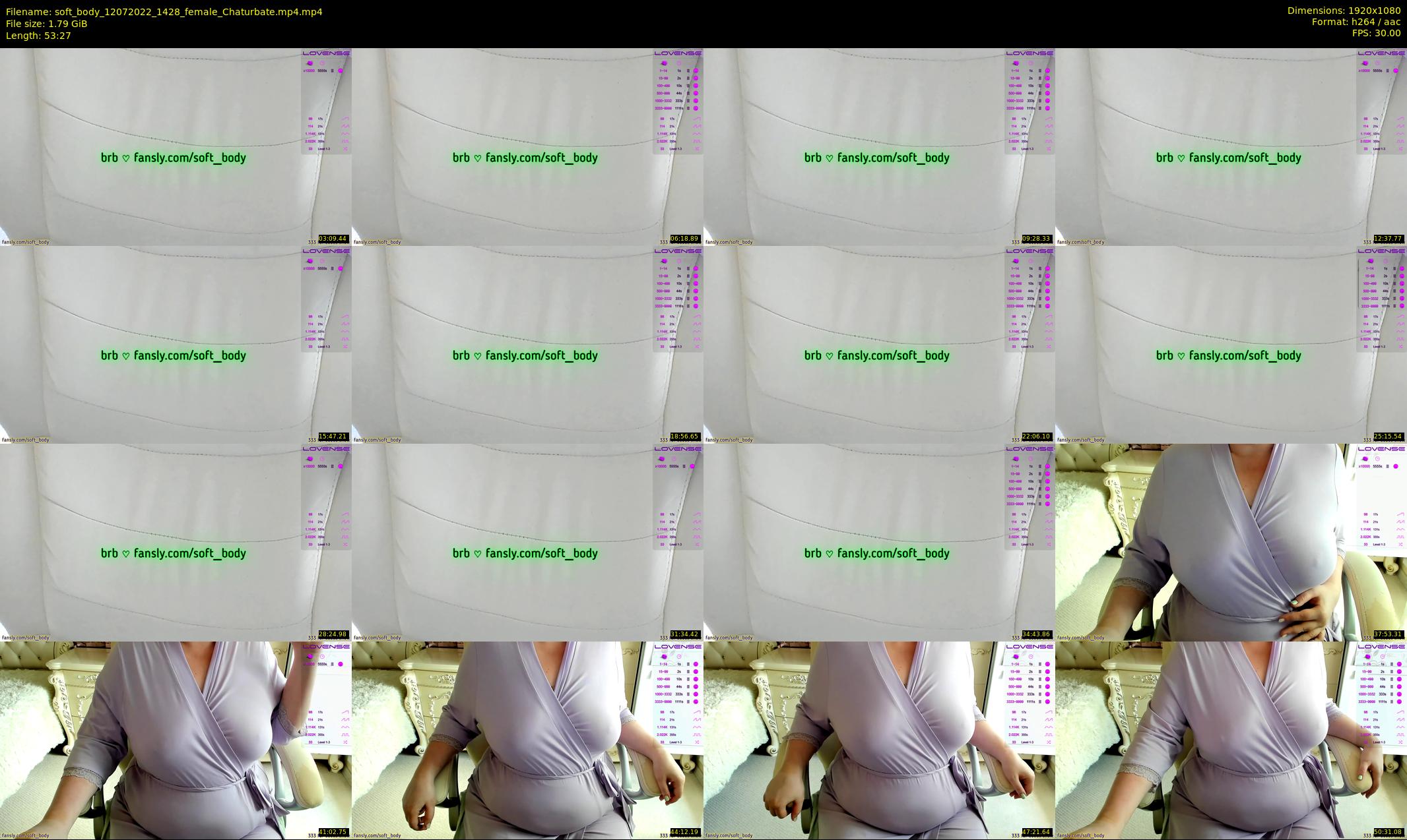 soft_body — 54 minute Chaturbate female cam show recording, 1080p, Jul 12, 2022