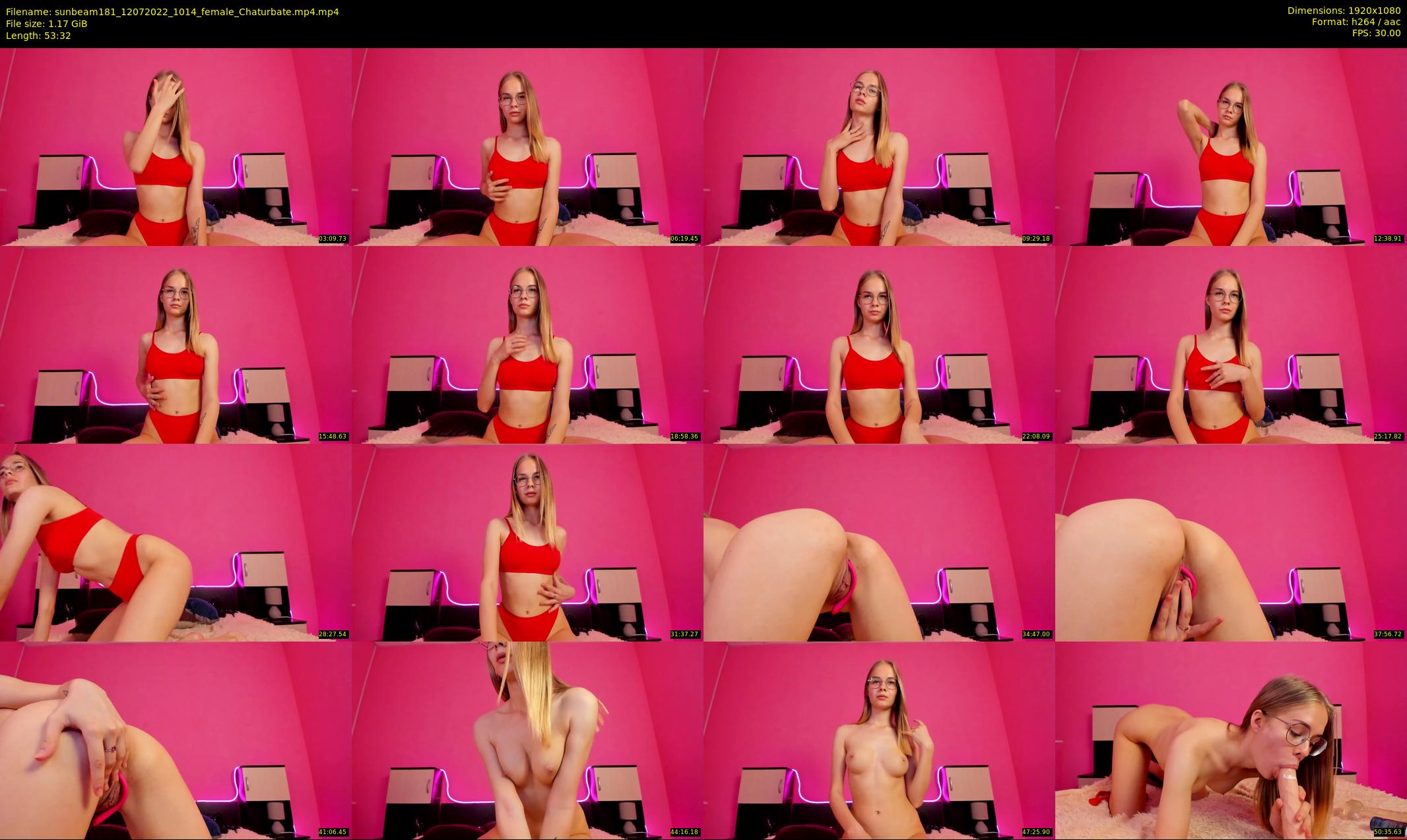 sunbeam181 — 54 minute Chaturbate female cam show recording, 1080p, Jul 12, 2022