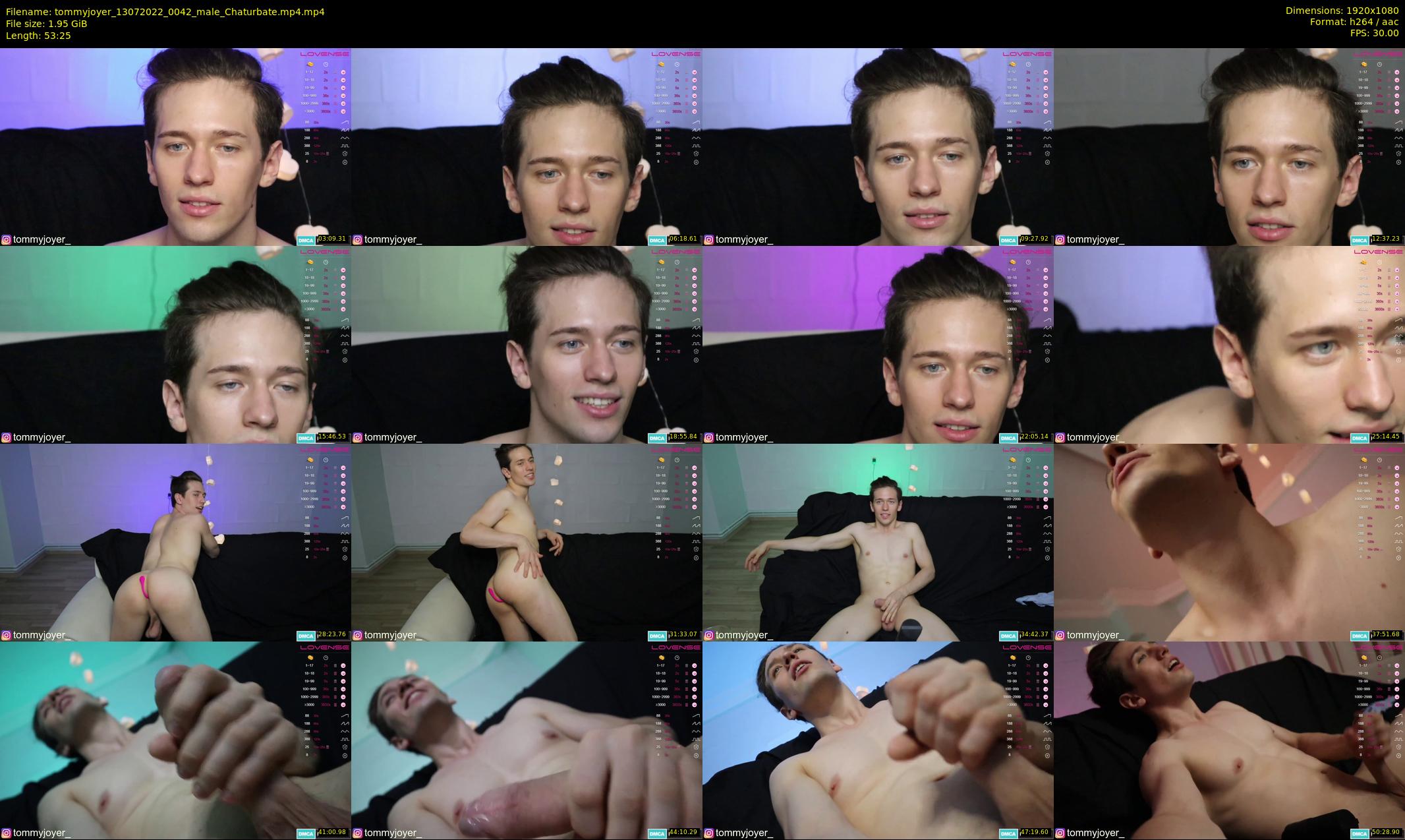 tommyjoyer — 54 minute Chaturbate male cam show recording, 1080p, Jul 13, 2022