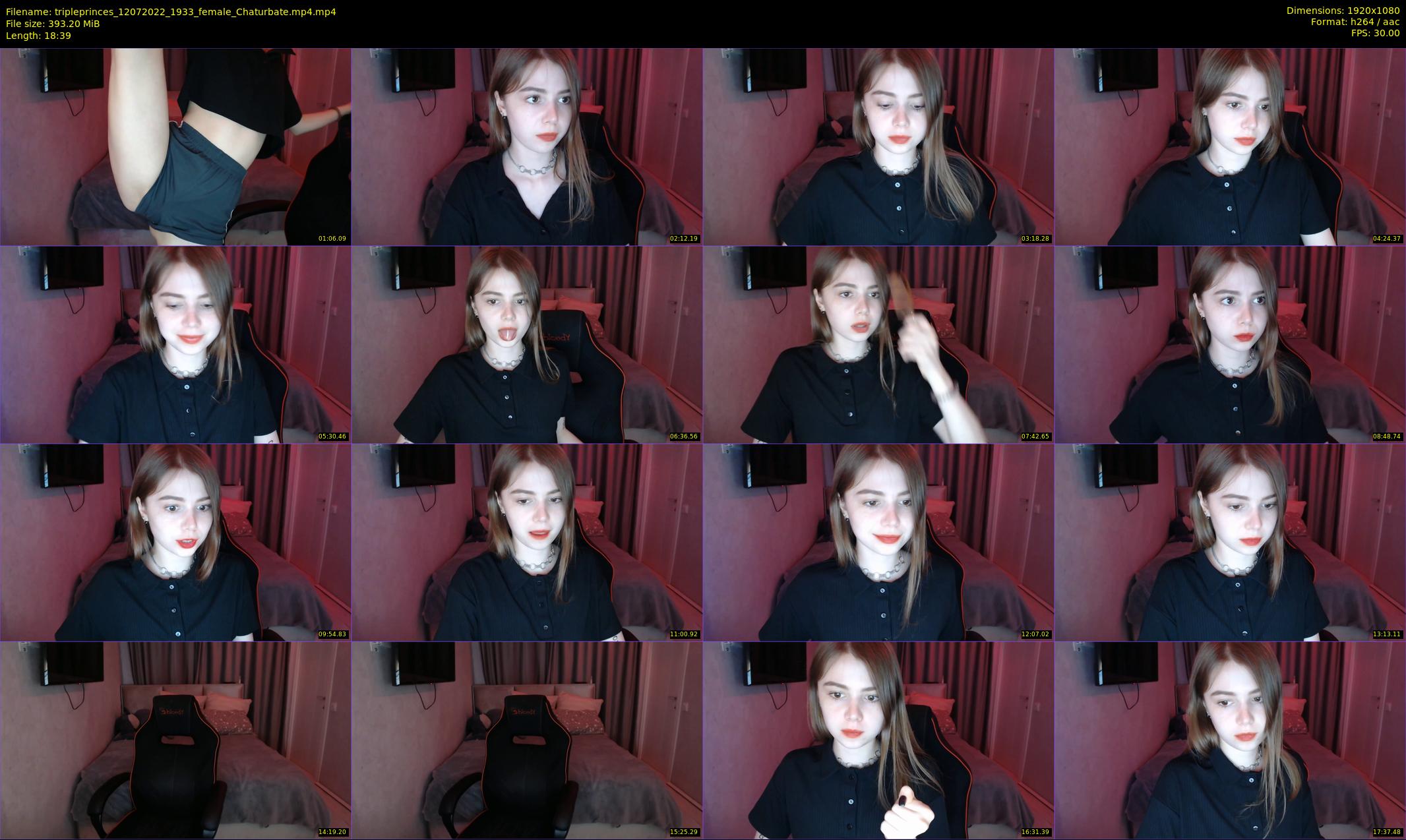 tripleprinces — 19 minute Chaturbate female cam show recording, 1080p, Jul 12, 2022