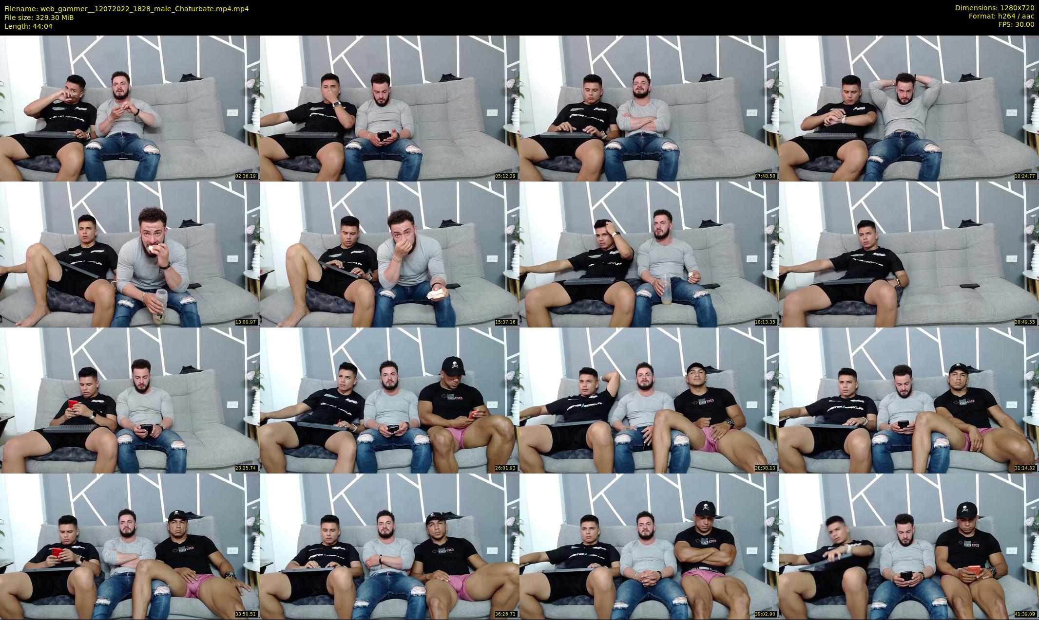 web_gammer_ — 45 minute Chaturbate male cam show recording, 720p, Jul 12, 2022