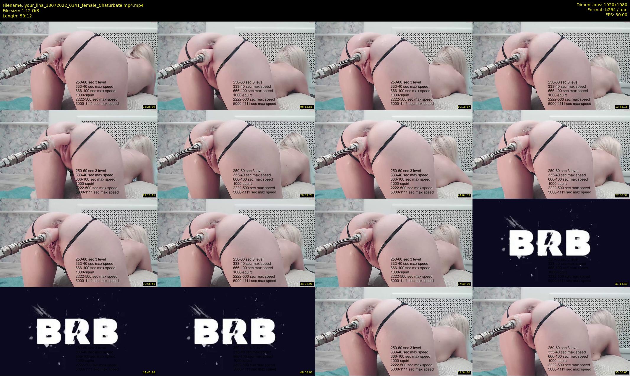 your_lina — 59 minute Chaturbate female cam show recording, 1080p, Jul 13, 2022