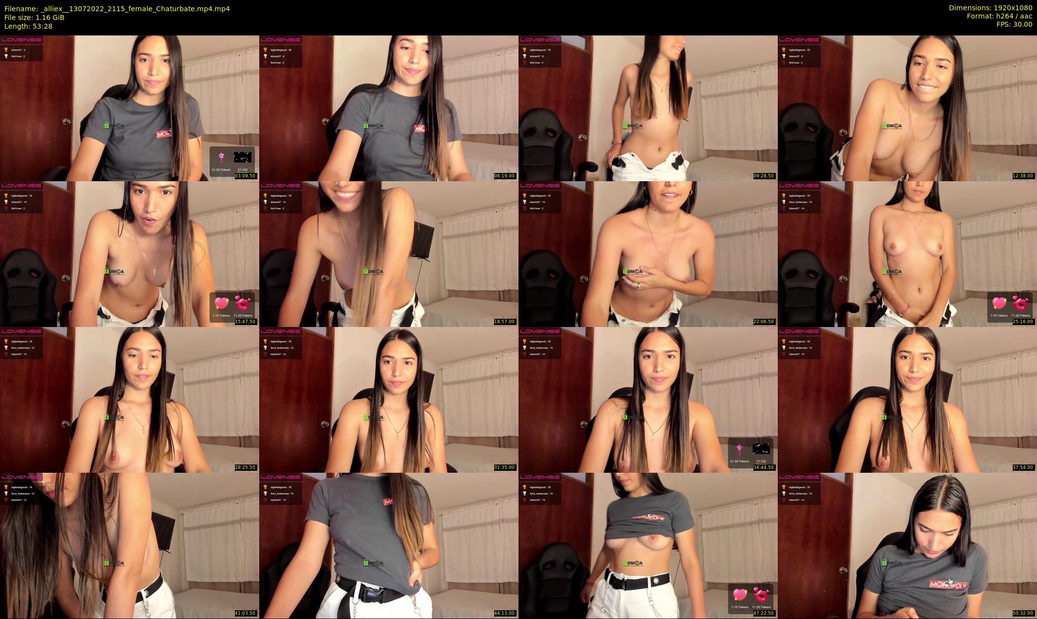 _alliex_ — 54 minute Chaturbate female cam show recording, 1080p, Jul 13, 2022