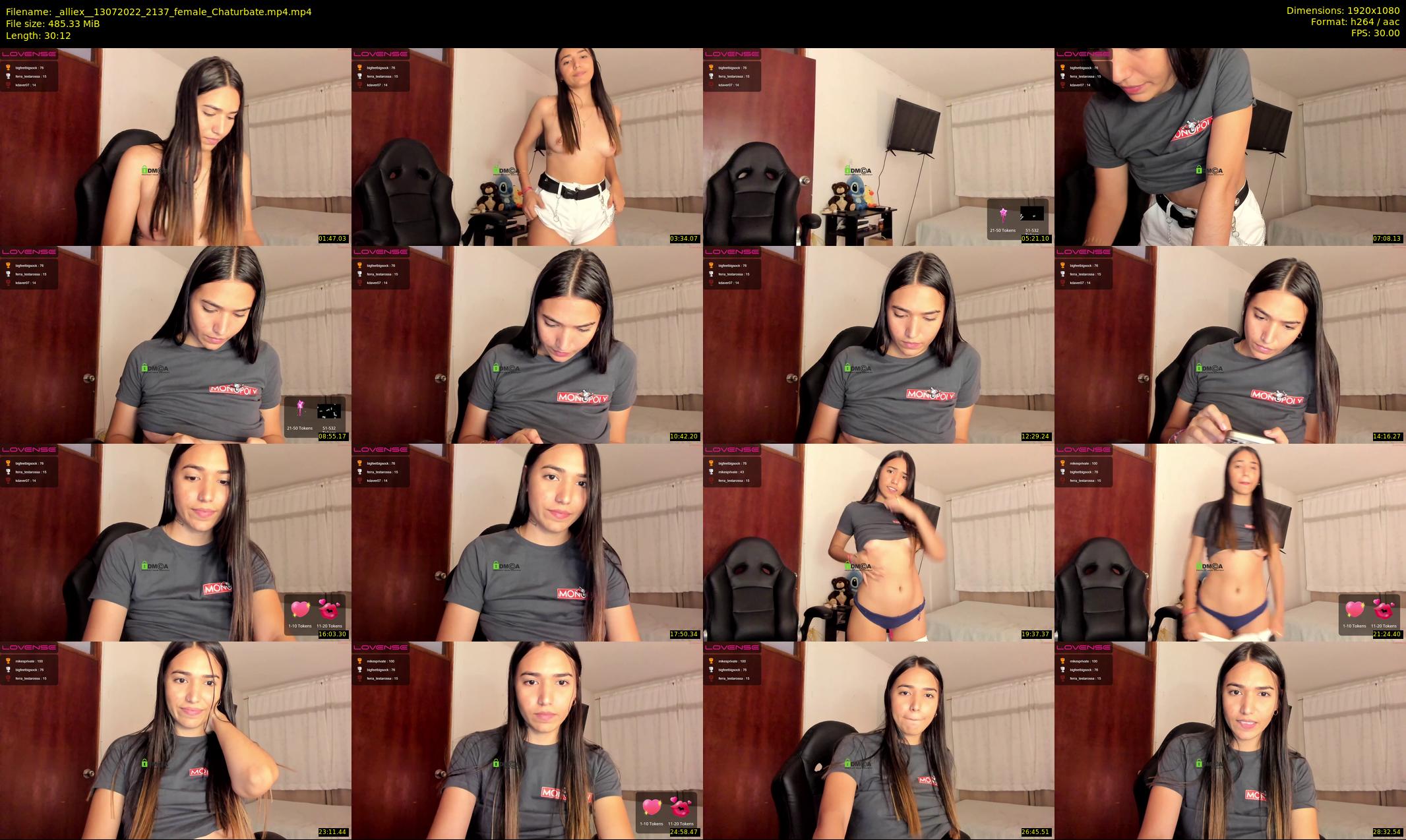 _alliex_ — 31 minute Chaturbate female cam show recording, 1080p, Jul 13, 2022