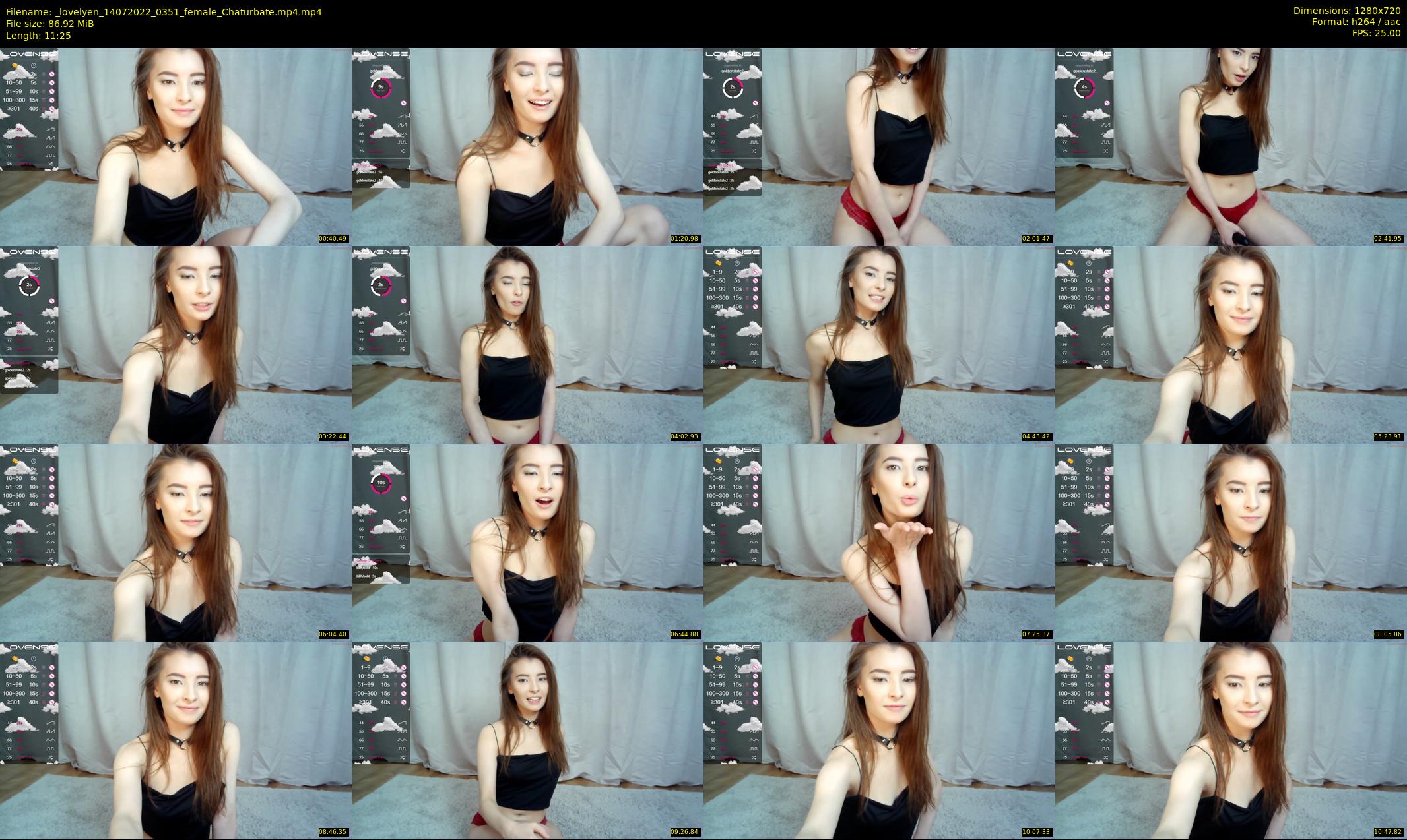_lovelyen — 12 minute Chaturbate female cam show recording, 720p, Jul 14, 2022