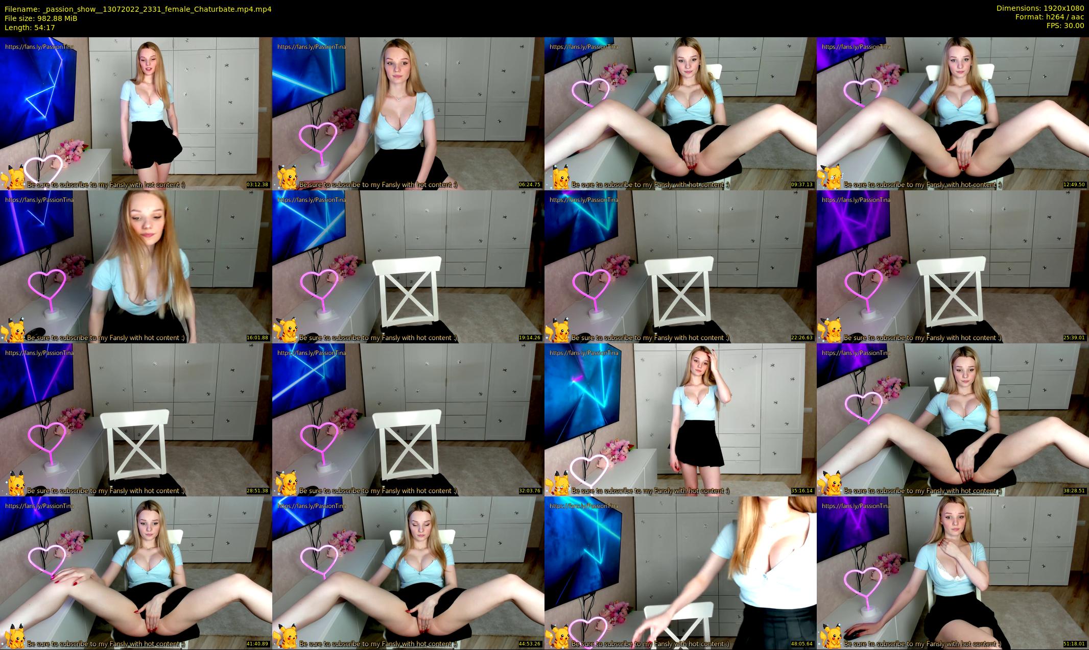 _passion_show_ — 55 minute Chaturbate couple cam show recording, 1080p, Jul 13, 2022