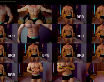 adam_muscle_ — 73 minute Chaturbate male cam show recording, 1080p, Jul 13, 2022