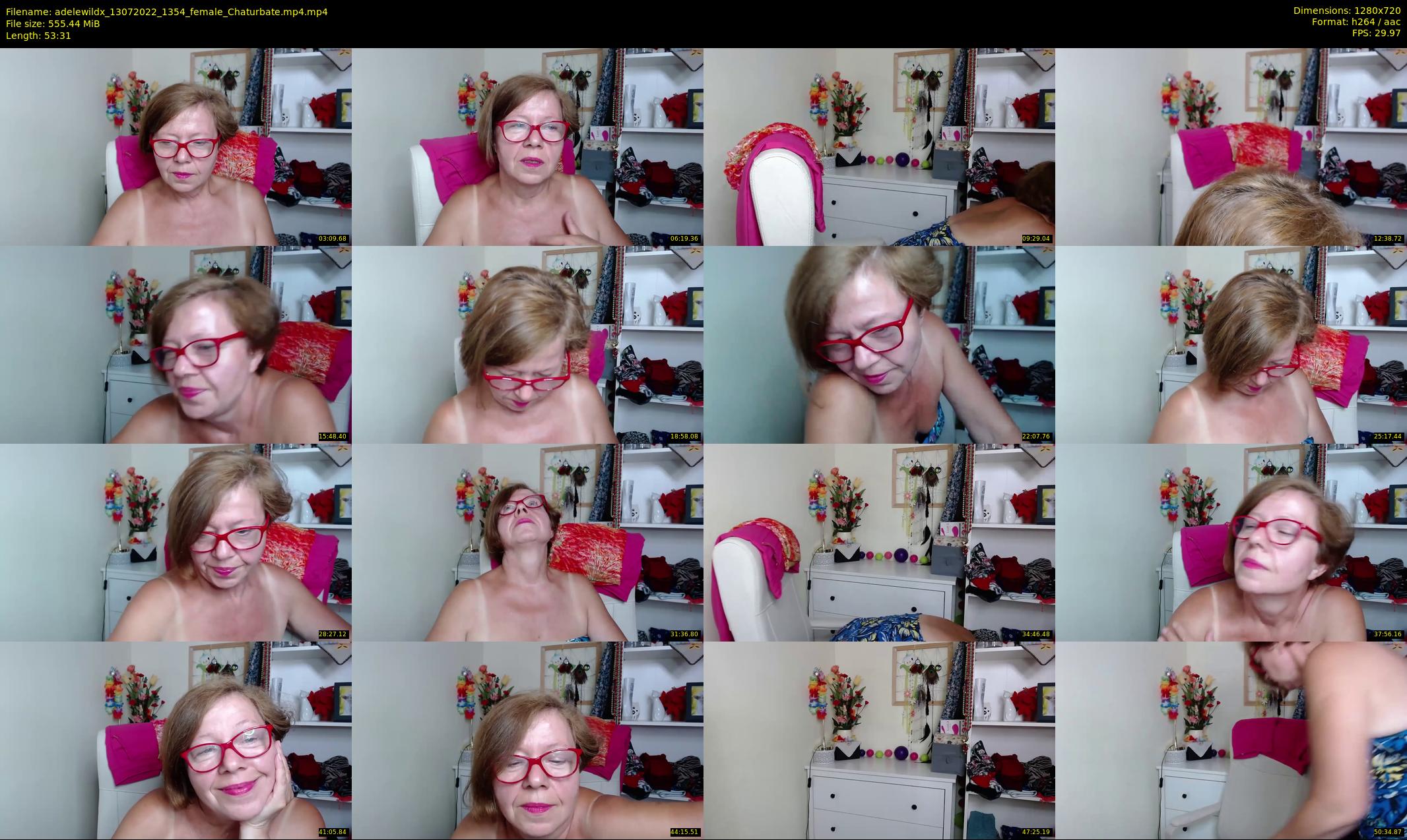 adelewildx — 54 minute Chaturbate female cam show recording, 720p, Jul 13, 2022