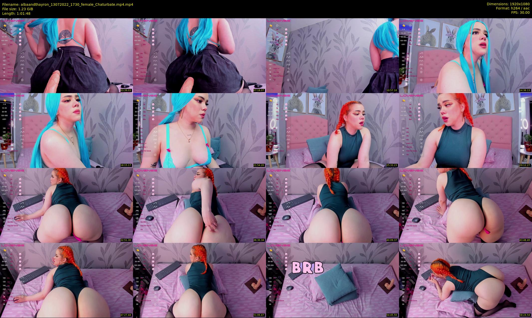 albaandthayron — 62 minute Chaturbate couple cam show recording, 1080p, Jul 13, 2022