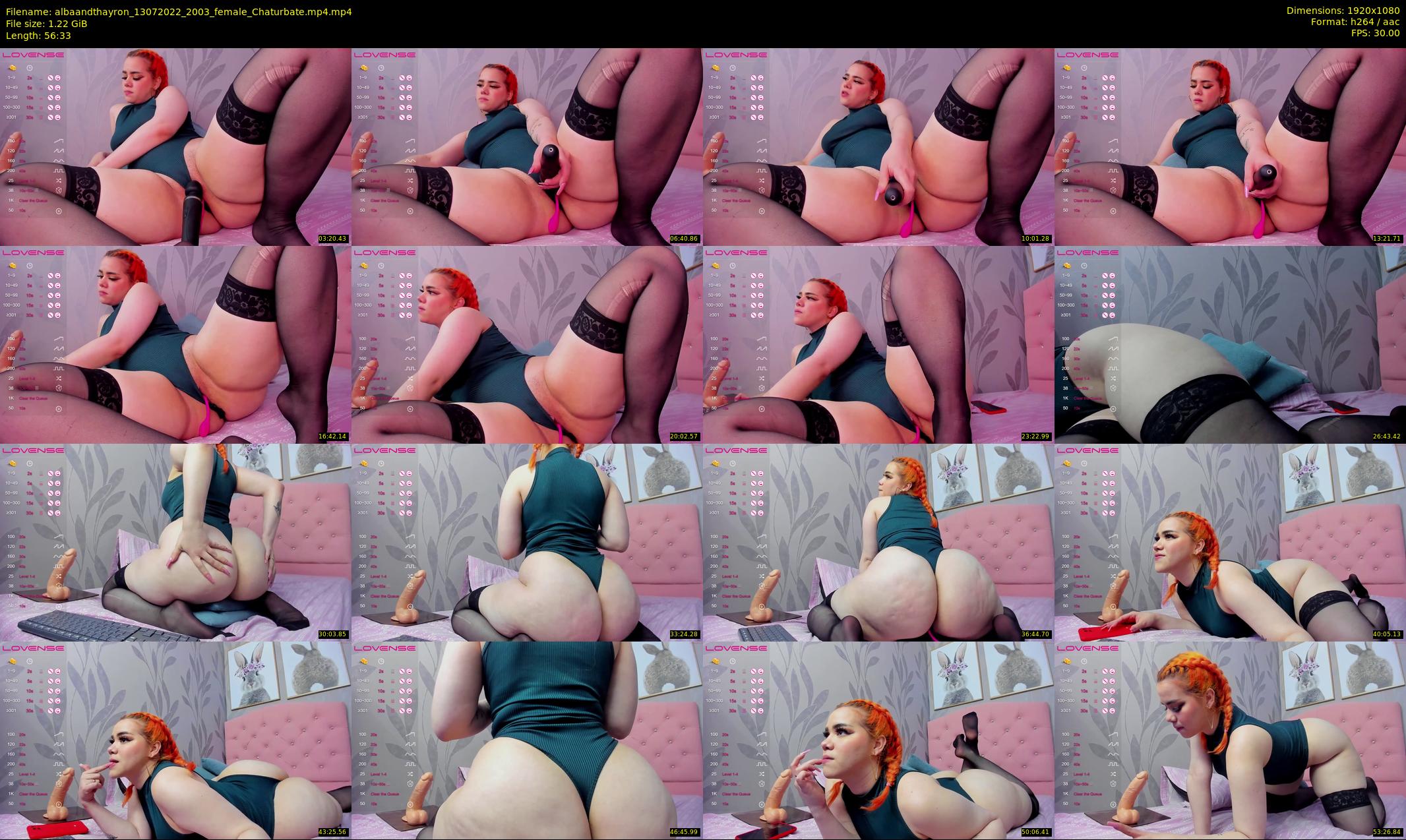 albaandthayron — 57 minute Chaturbate couple cam show recording, 1080p, Jul 13, 2022