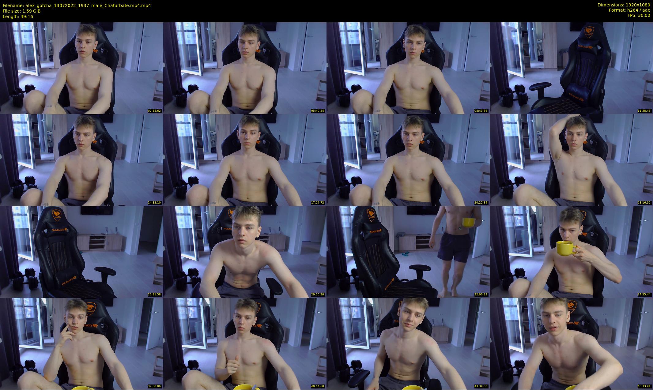 alex_gotcha — 50 minute Chaturbate male cam show recording, 1080p, Jul 13, 2022