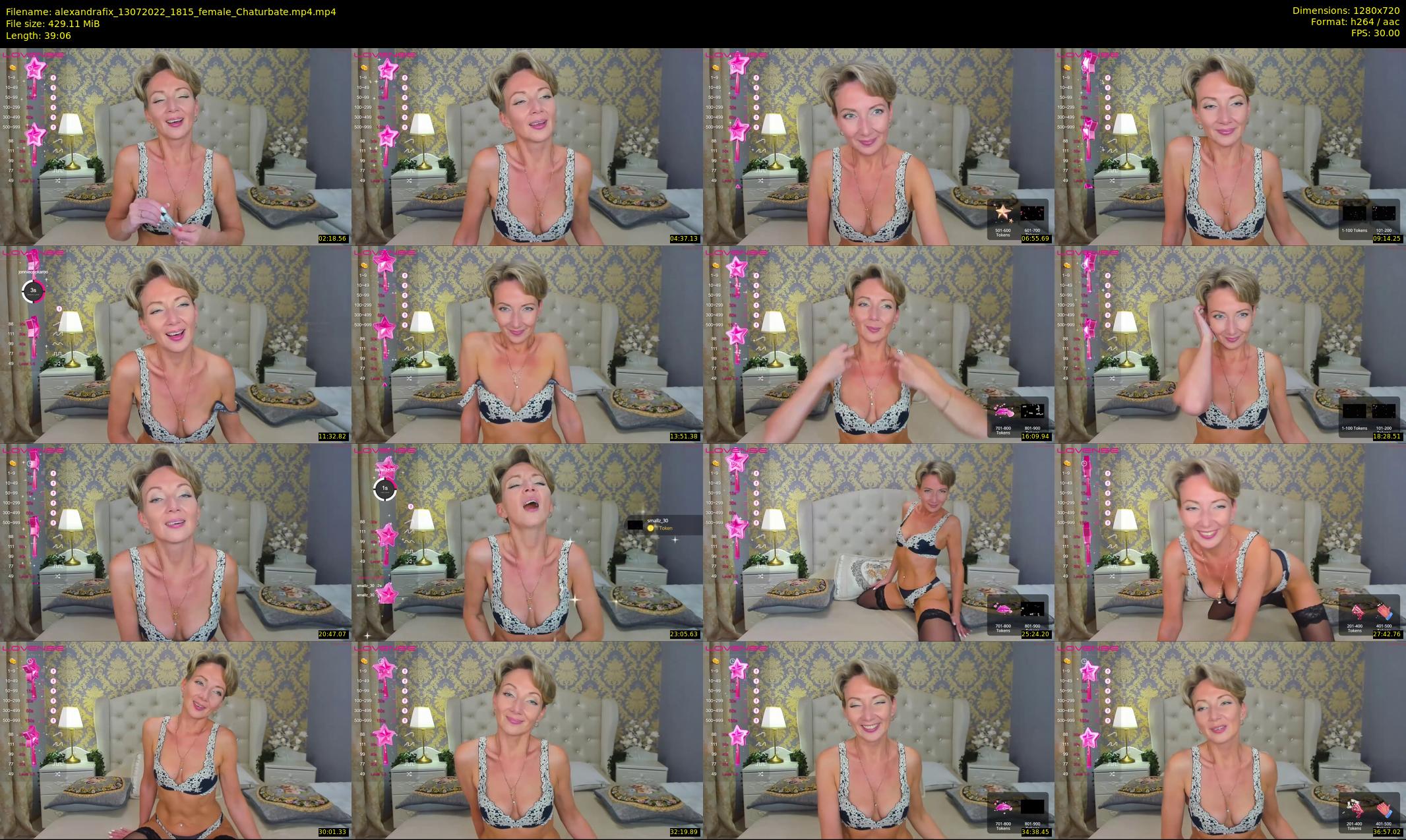 alexandrafix — 40 minute Chaturbate female cam show recording, 720p, Jul 13, 2022