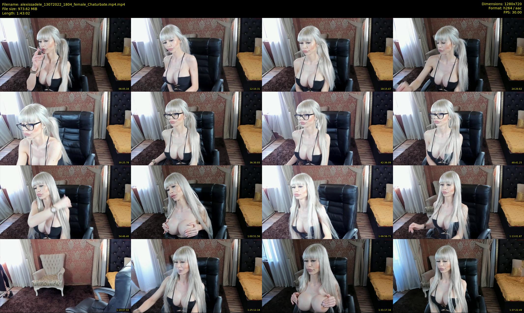 alexissadele — 104 minute Chaturbate female cam show recording, 720p, Jul 13, 2022