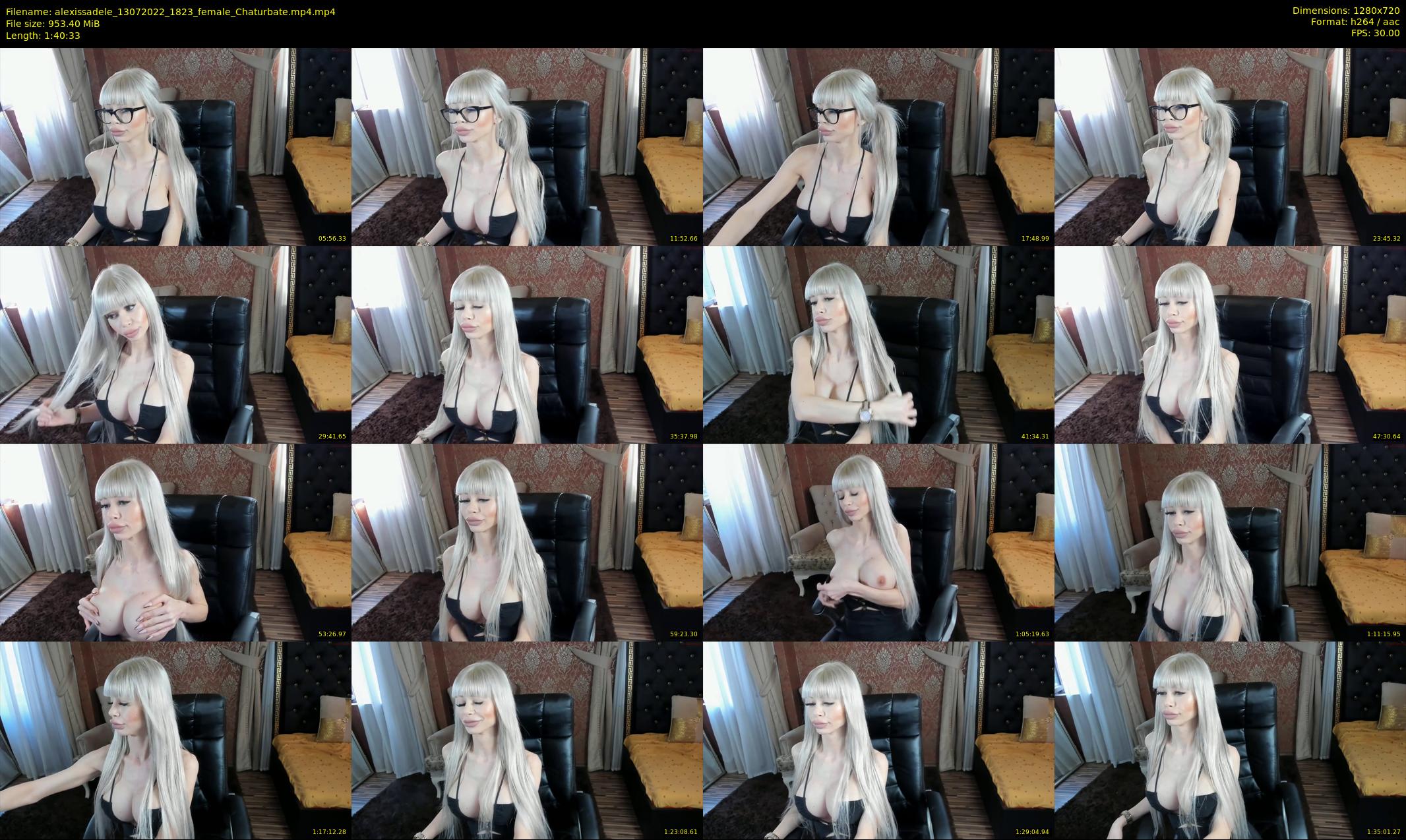alexissadele — 101 minute Chaturbate female cam show recording, 720p, Jul 13, 2022