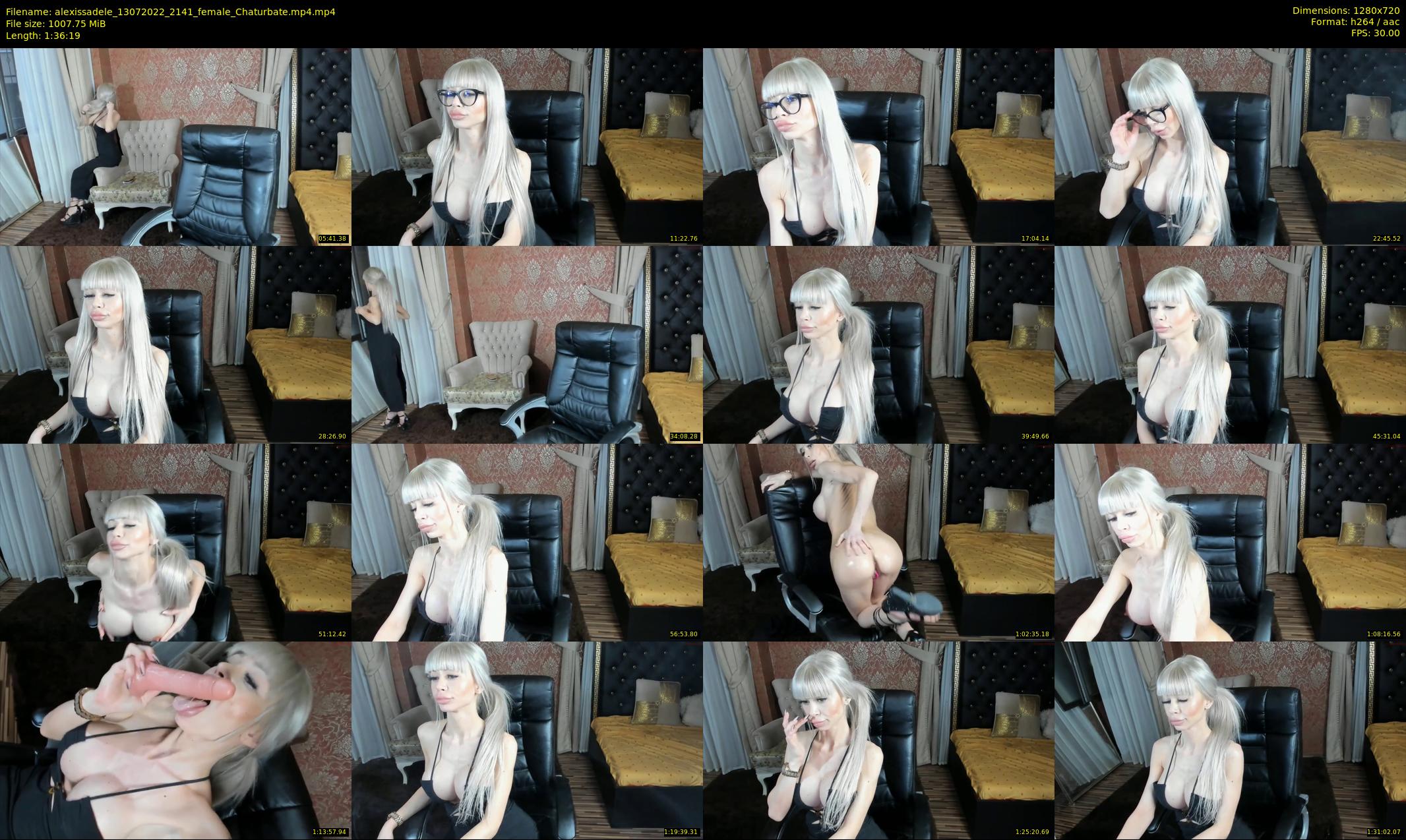 alexissadele — 97 minute Chaturbate female cam show recording, 720p, Jul 13, 2022