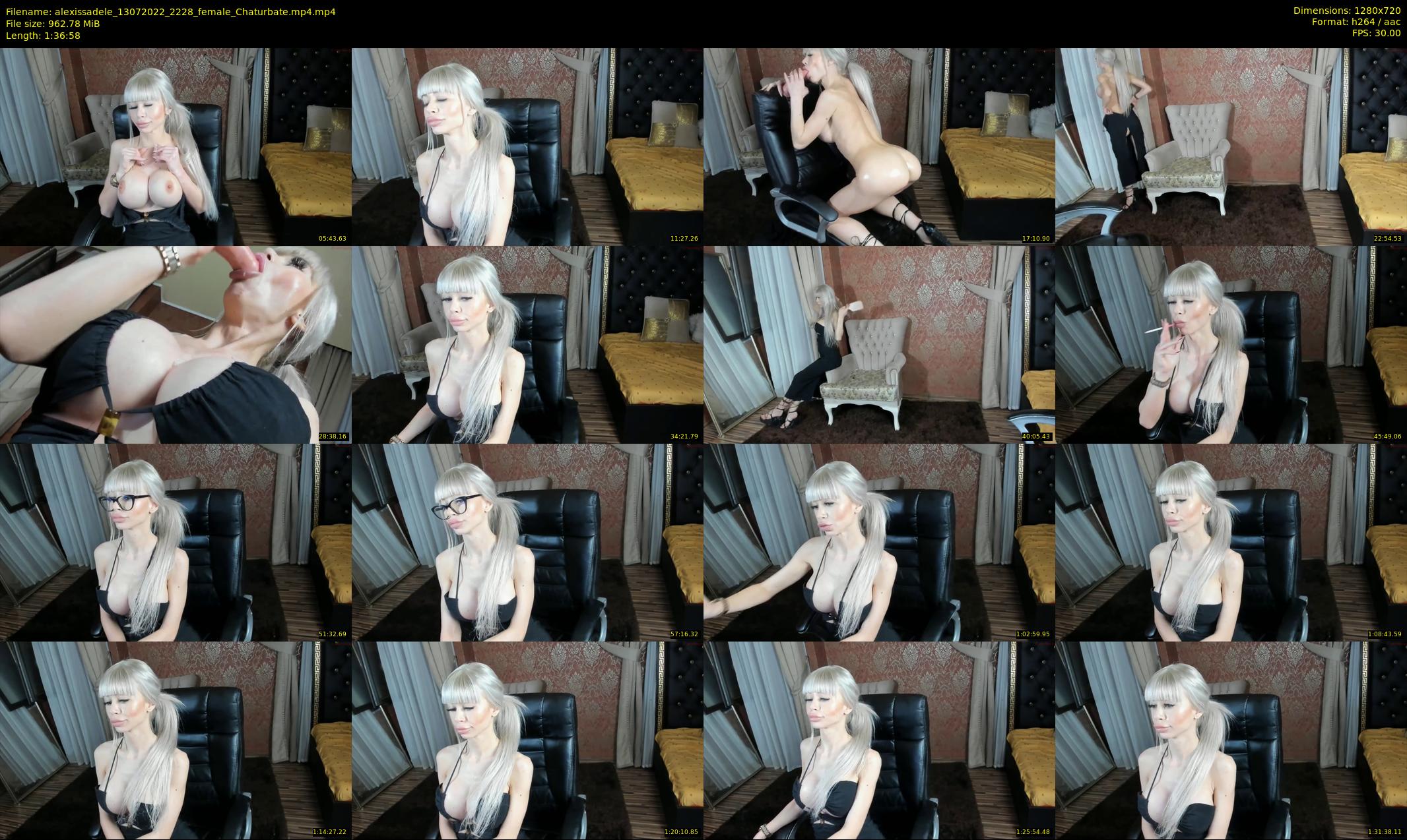 alexissadele — 97 minute Chaturbate female cam show recording, 720p, Jul 13, 2022