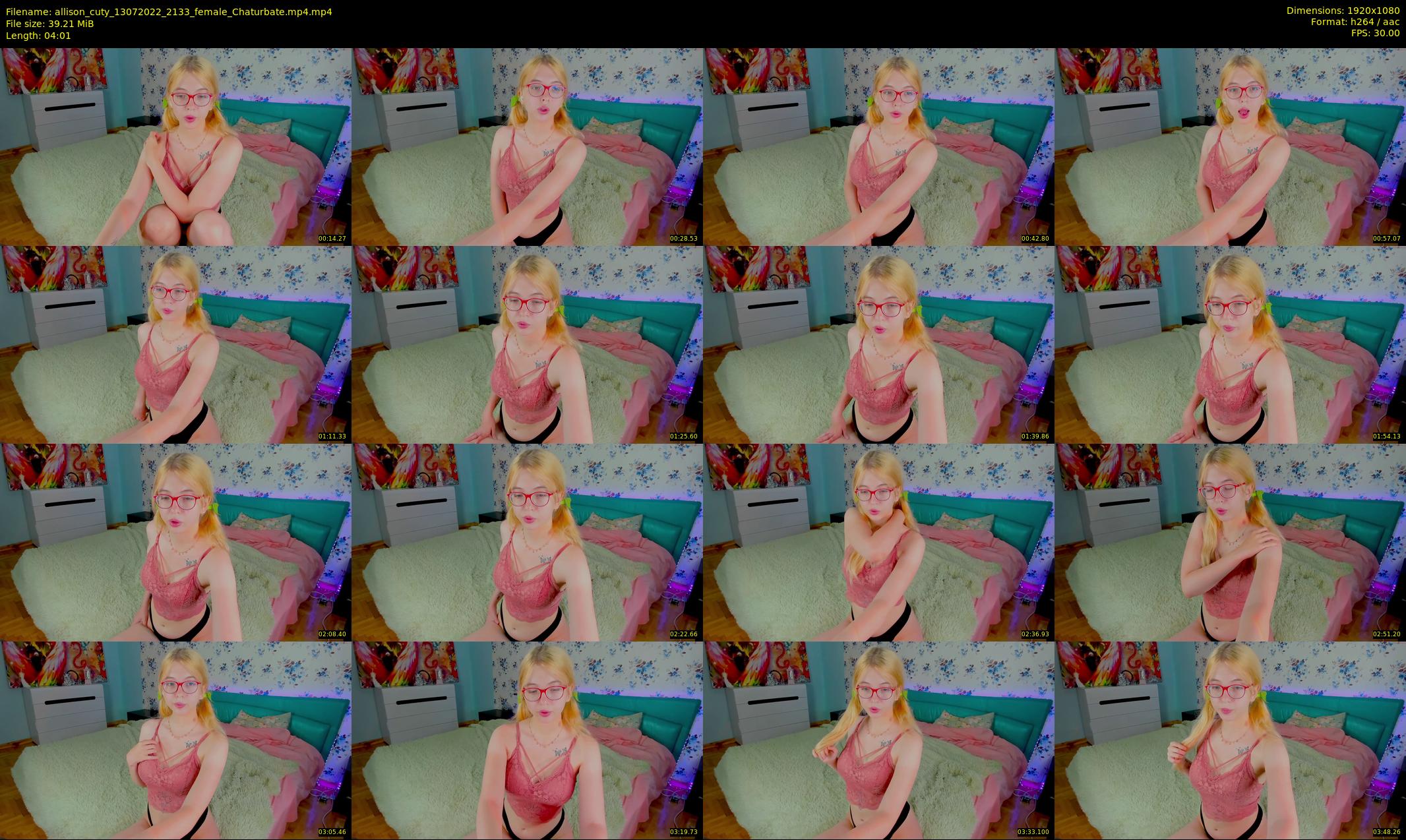 allison_cuty — 5 minute Chaturbate female cam show recording, 1080p, Jul 13, 2022